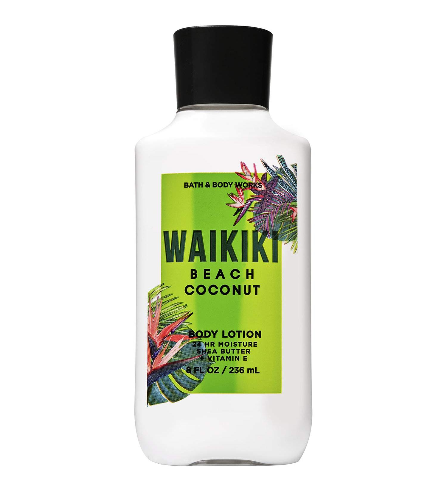 Bath and Body Works WAIKIKI - BEACH COCONUT Super Smooth Body Lotion 8 Fluid Ounce (2020 Edition)
