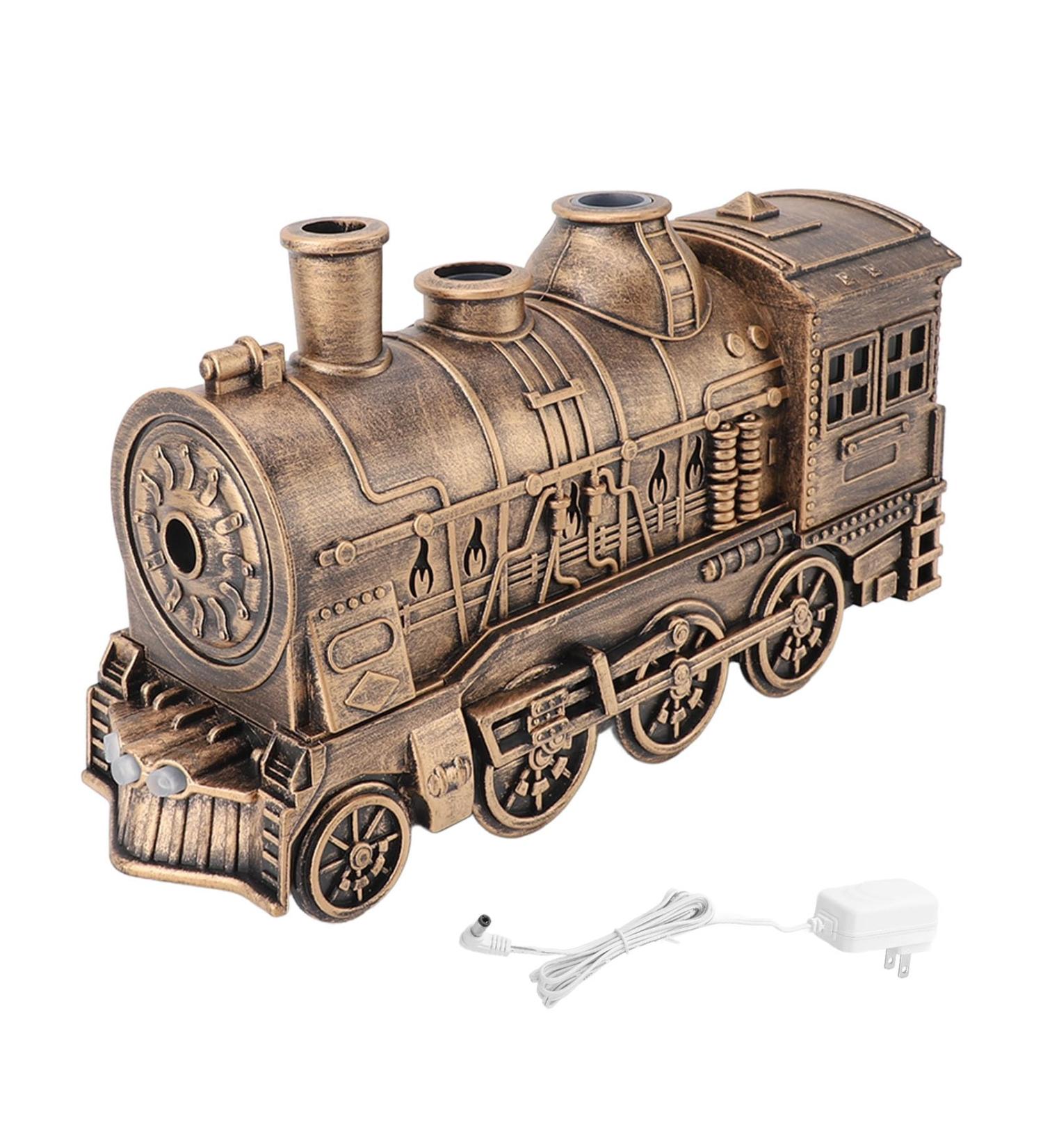 300ml Vintage Train Diffuser - Aromatherapy Humidifier with Color Changing Lights | Retro Train Shape | Cool Mist for Bedroom (US Plug - Buy Online on GoSupps.com