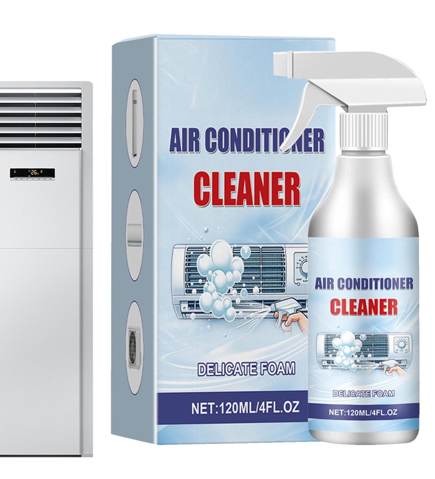 Fovolat Air Conditioner Cleaner Spray | 120ml Ac Coil Cleaner Foaming All-Purpose Household Bubble Ac Coil Foaming Spray Effective Solution Safe for Home Use - Buy Online on GoSupps.com