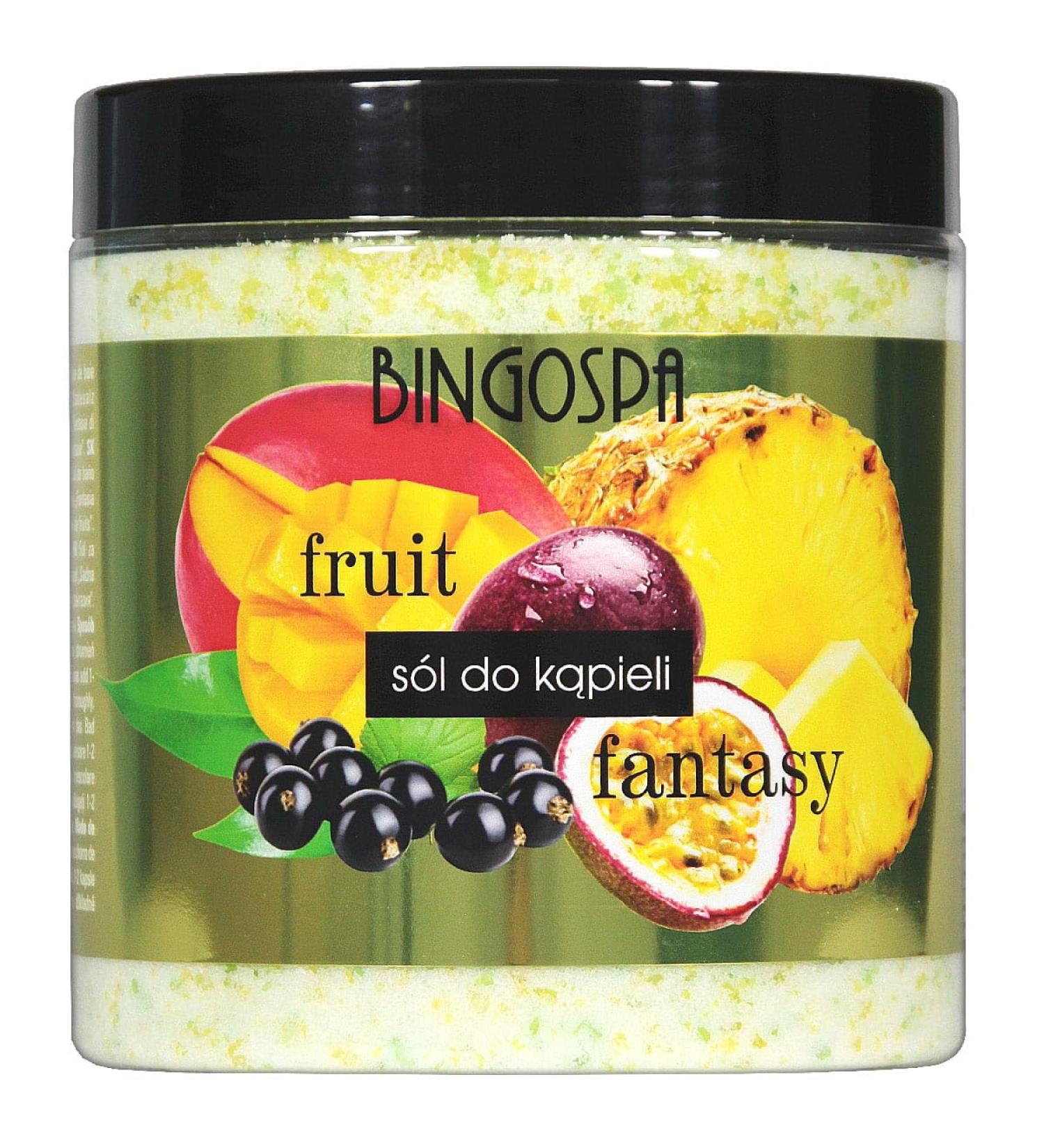 Sel de bain aux fruits fantaisie 900 g BINGOSPA