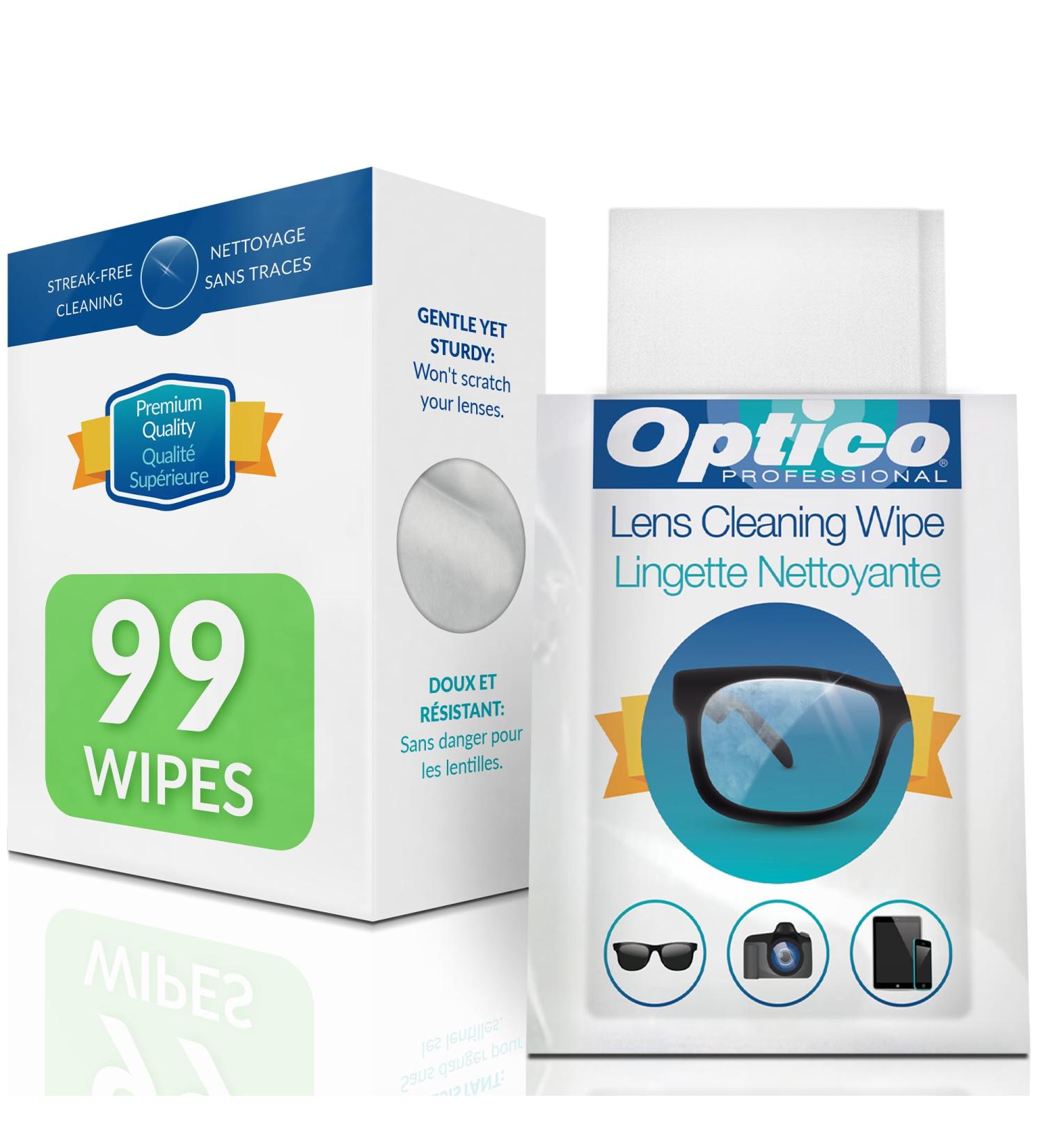 Premium Pre-Moistened Cleaning Cloths - 144 Lens Wipes for Glasses Screens & Cameras | No Spray Needed - Buy Online on GoSupps.com