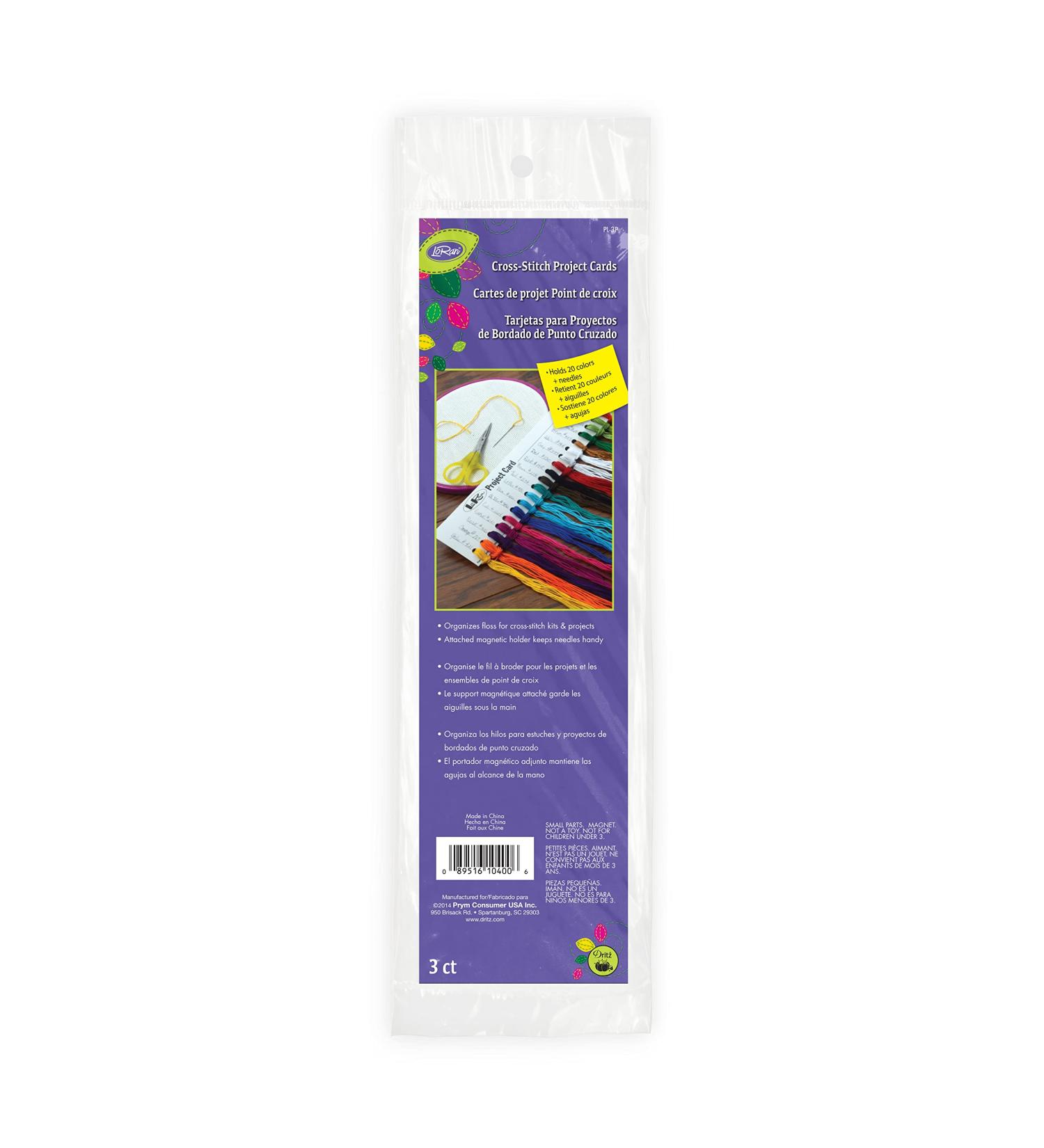 Dritz PL-3P Project Cards Large White - Pack of 3 - Buy Online on GoSupps.com