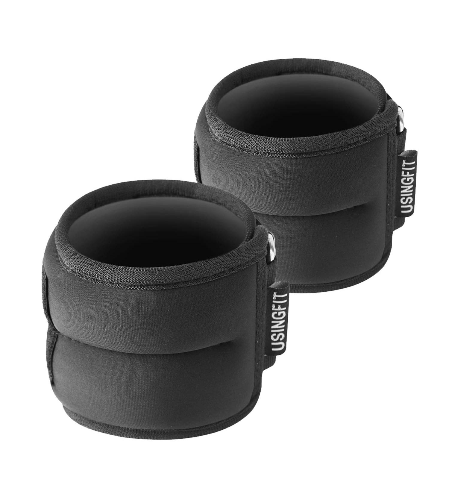 Usingfit Foot & Ankle Weights Set - Adjustable 0.5kg 1kg 1.5kg 2kg Weight Cuffs for Legs & Arms - Perfect for Fitness & Workouts - Buy Online on GoSupps.com