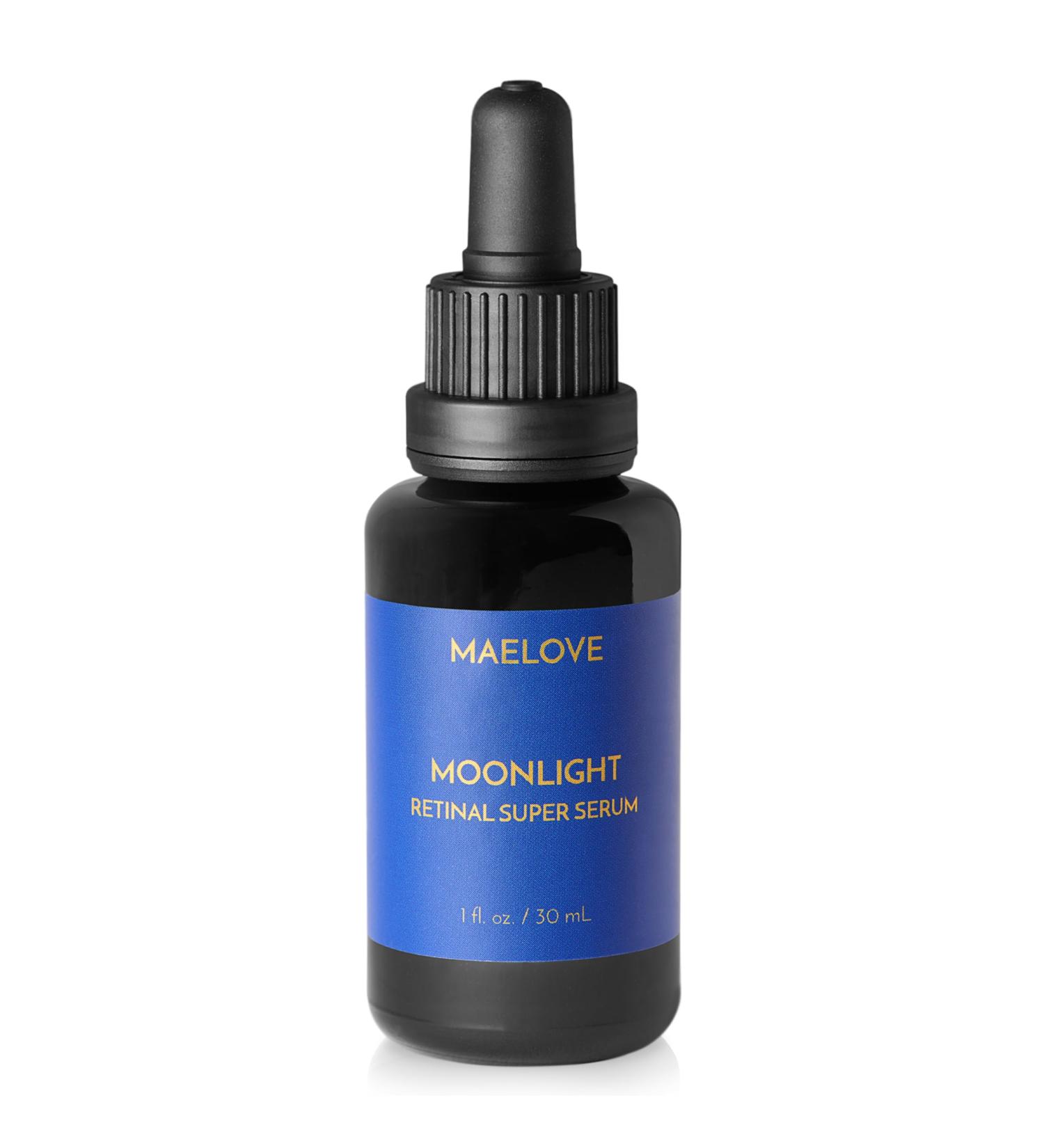 MAELOVE Moonlight Advanced Retinal Serum - 10x Stronger Retinol for Wrinkles Dark Spots & Firmness | Vegan & Cruelty-Free - 1.0 fl oz - Buy Online on GoSupps.com