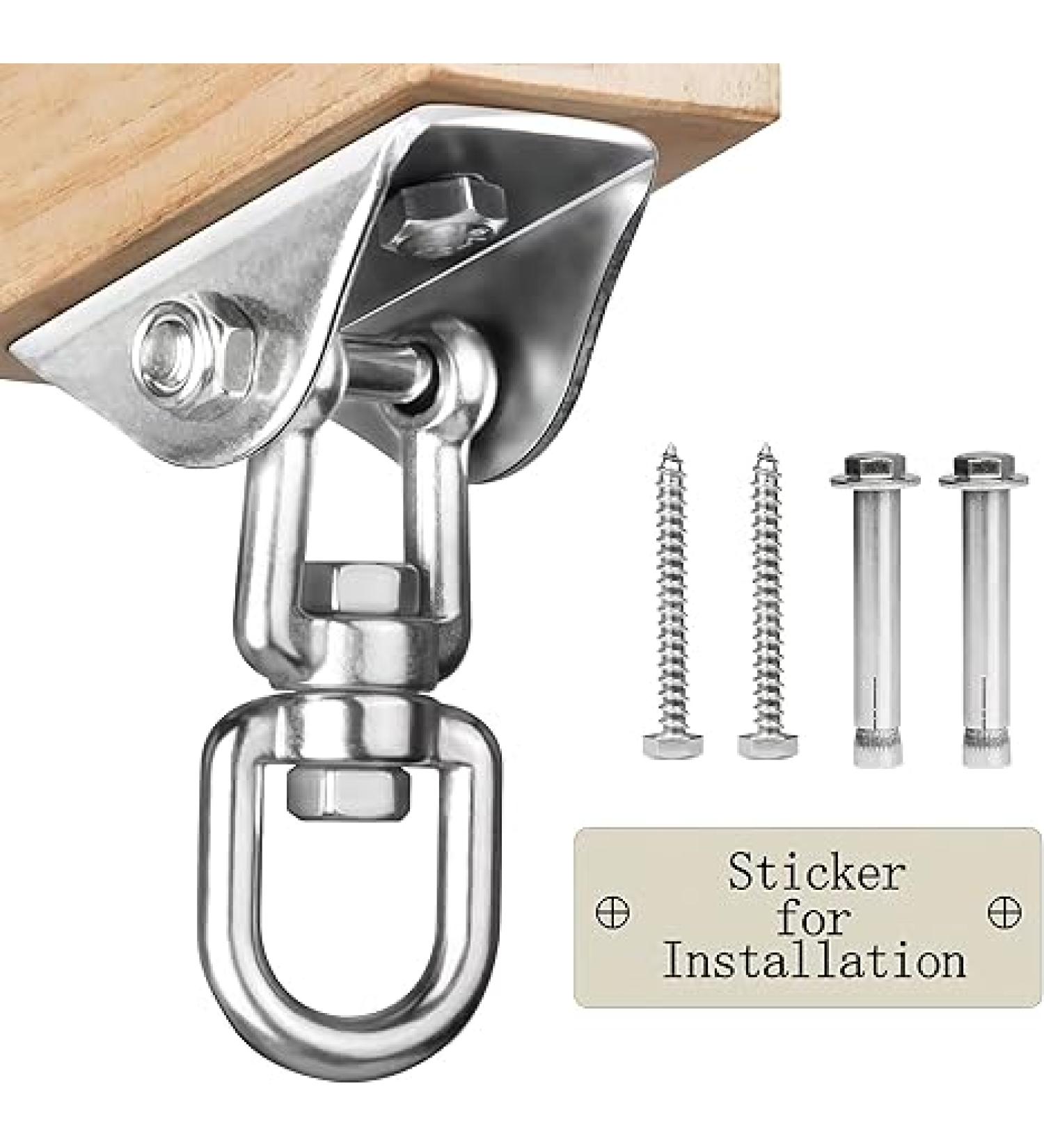 Swing Hanger Swivel Hook for Swing Sets - Silver - Buy Online on GoSupps.com