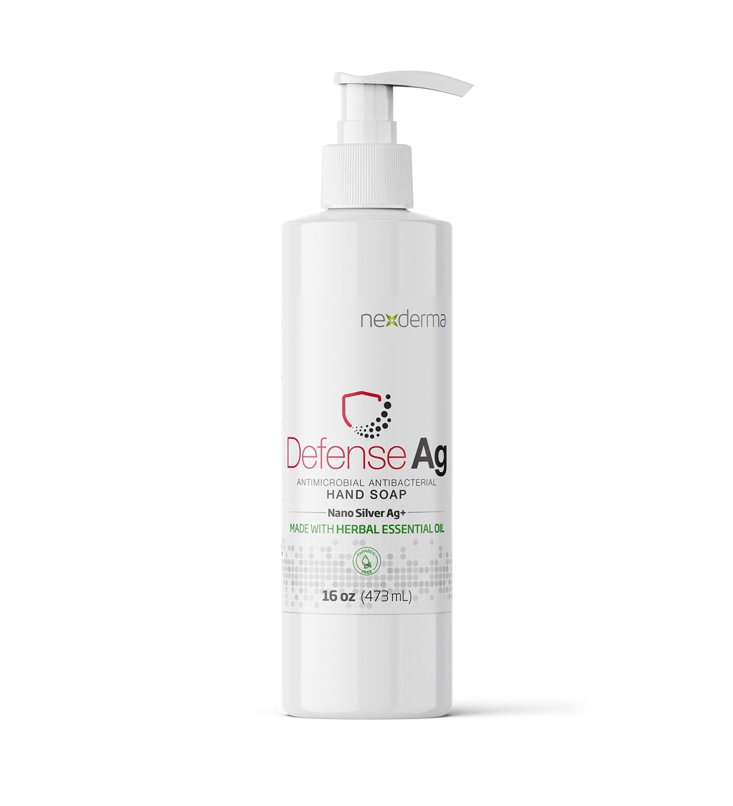 Defense Ag Hand Soap - Coconut Oil Oat Extract & Vitamin E | Paraben-Free Moisturizing Cleanser | Effective Daily Hand Wash | 16oz (473ml) - Buy Online - Buy Online on GoSupps.com
