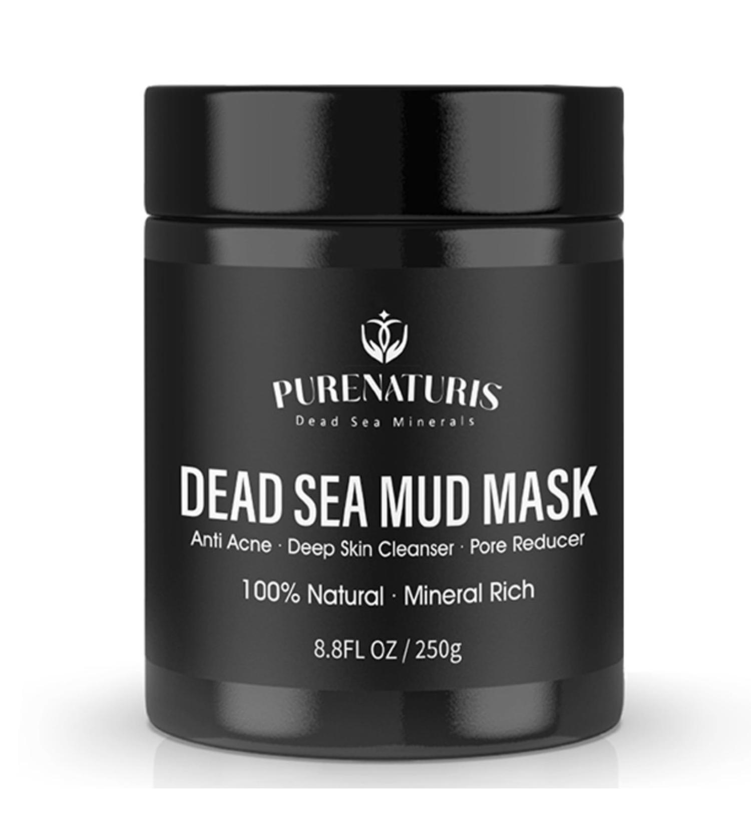 Organic Dead Sea Mud Mask - Premium Spa Quality Pore Minimizer for Acne & Oily Skin - 8.8 oz Skin Tightening Formula for Men & Women - Healthier Complexion - Buy Online on GoSupps.com