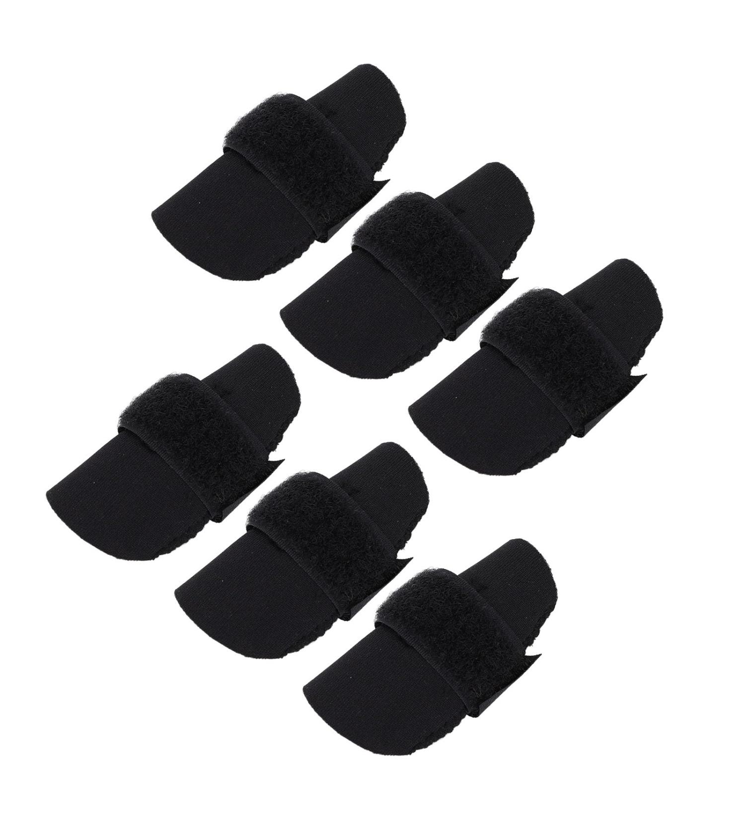 Adjustable Finger Sleeve Support Brace - Compression Shock Absorption for Basketball Volleyball & Baseball - Black Large - Buy Online on GoSupps.com