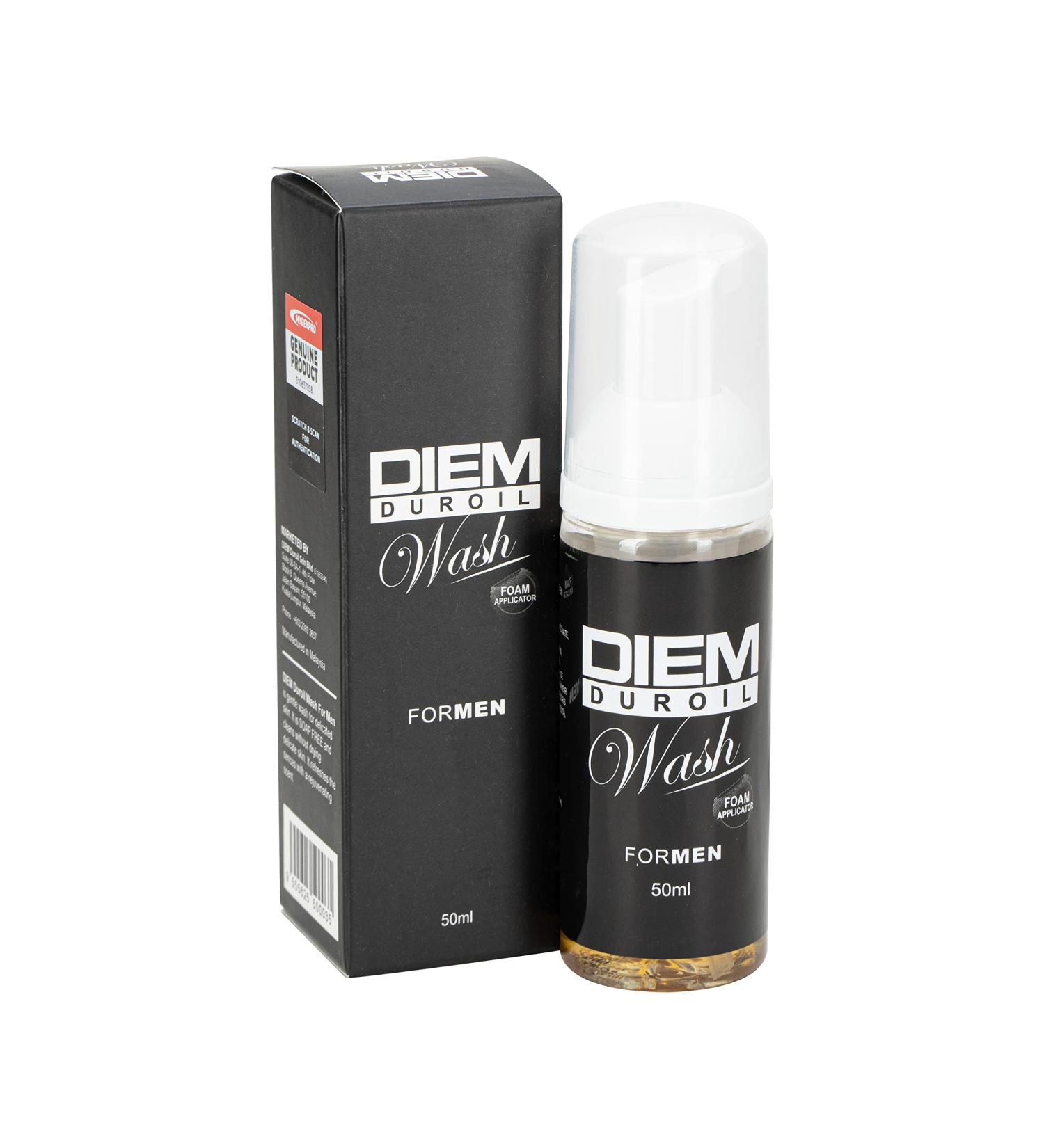 DIEM Duroil Intimate & Male Genital Wash - 50ml | Gentle Cleansing for Men - Buy Online on GoSupps.com