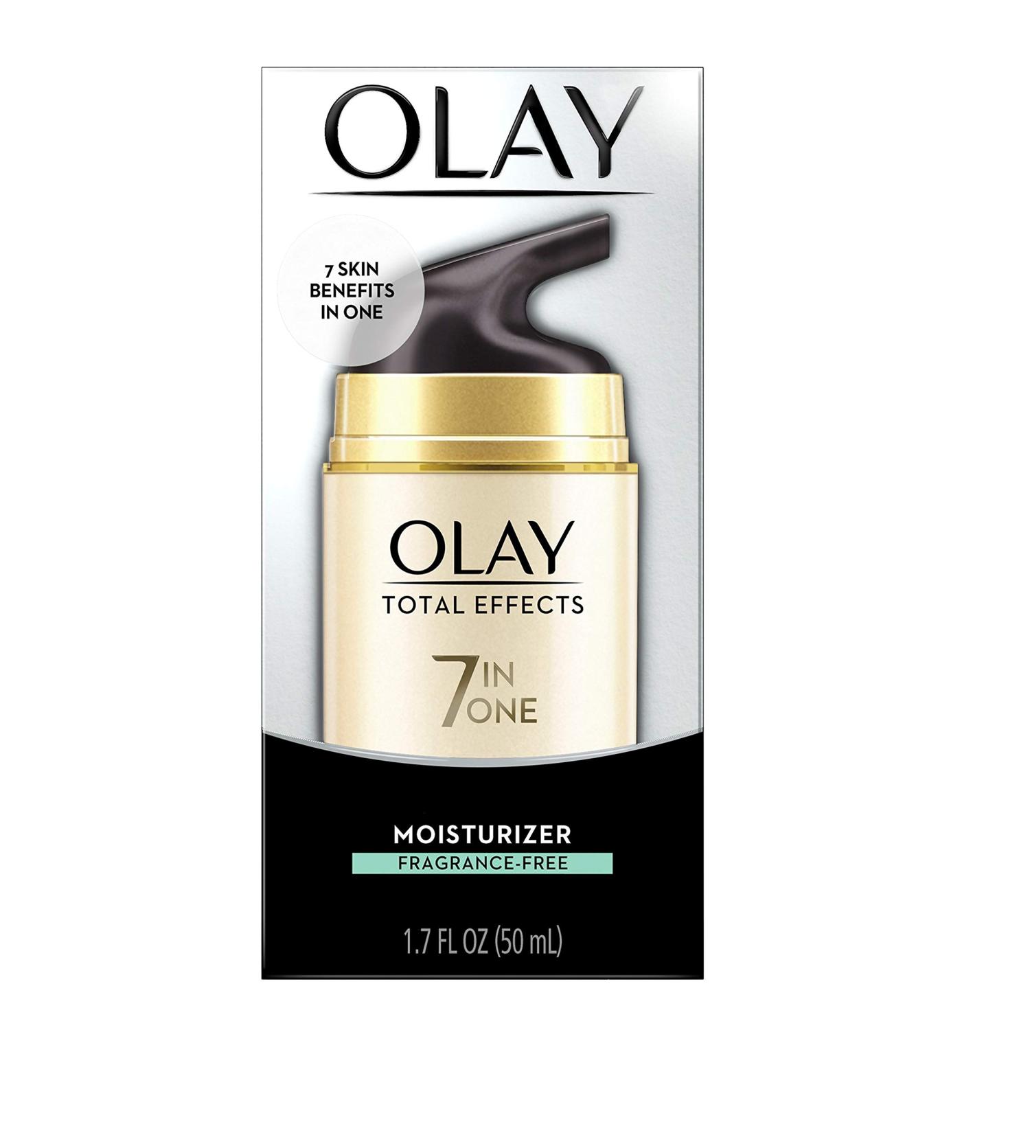 Olay Total Effects 7-in-1 Moisturizer Fragrance-Free 1.7 fl oz - Anti-Aging Skincare - Buy Online on GoSupps.com