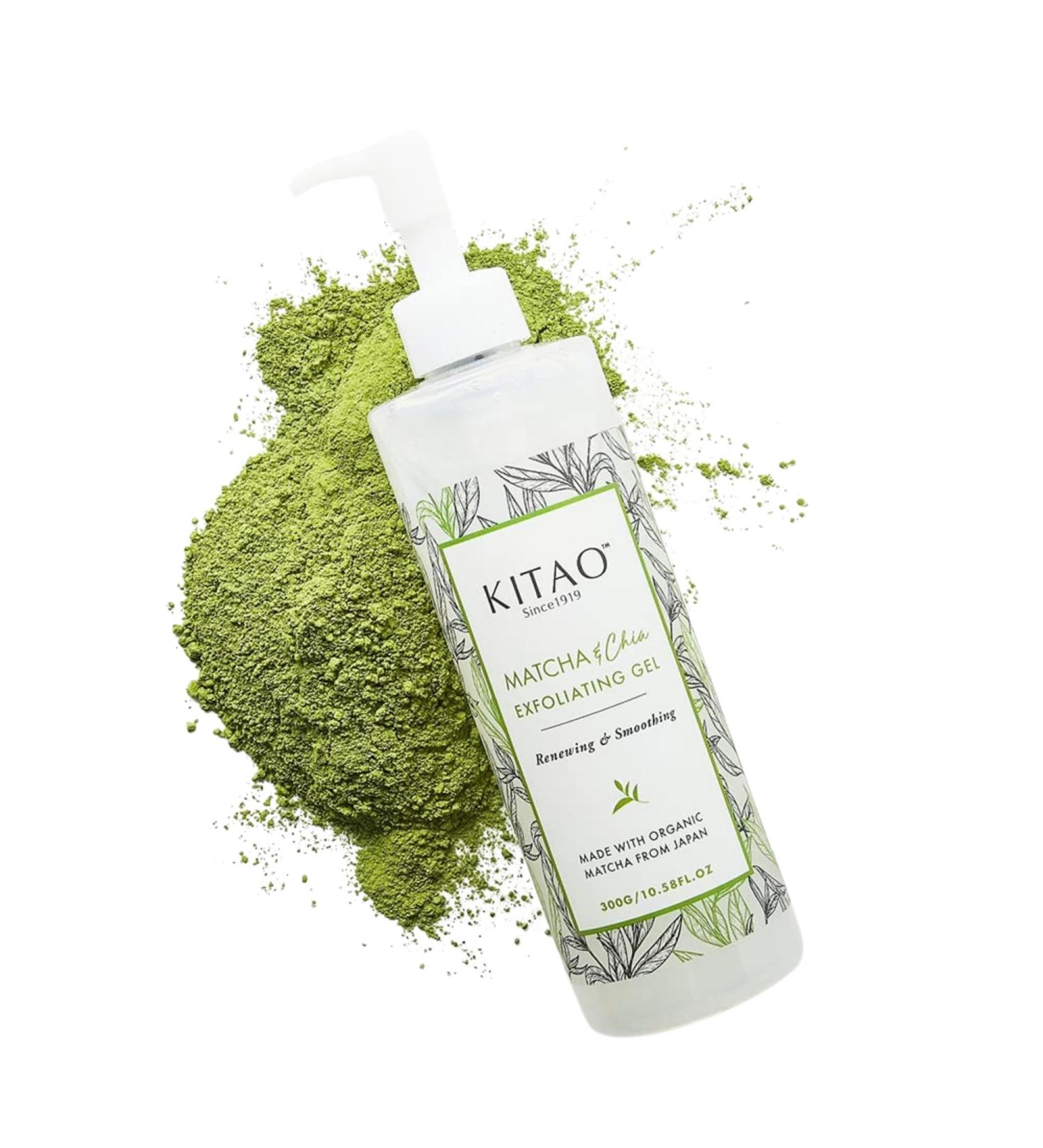 KITAO Exfoliating Scrub Gel - Organic Matcha Face & Body Exfoliant from Japan | Gentle Moisturizer for Men & Women | 10.6 fl oz (300g - Buy Online on GoSupps.com