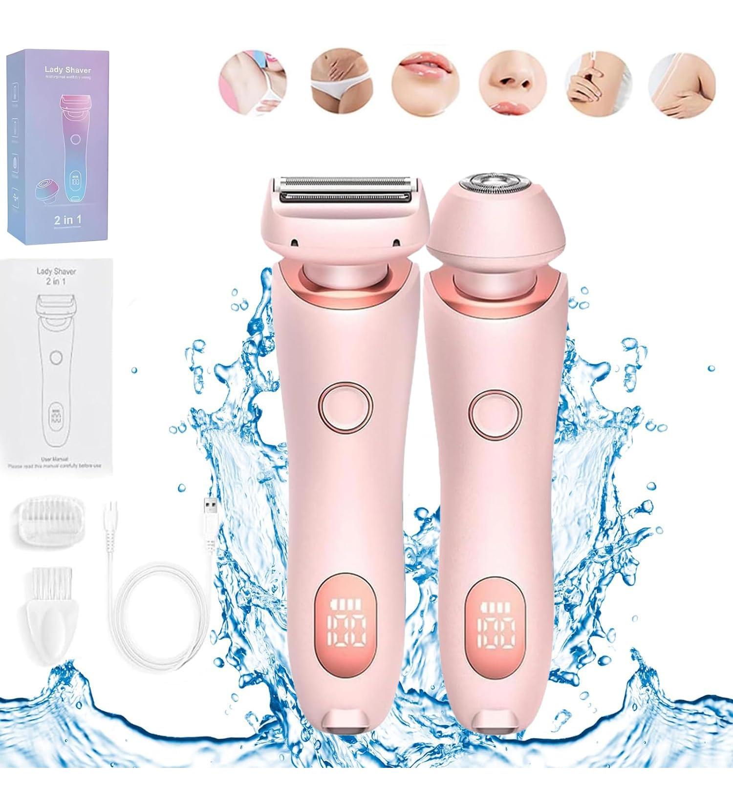 Livora Electric Shaver Livora Silk Glide Pro Shaver Livora Livora Silk Glide Pro Silkglide Pro Razor Electric Shaver for Women Duskofficial Razor 2 in 1 Electric Shaver Razors (Pink) - Buy Online on GoSupps.com