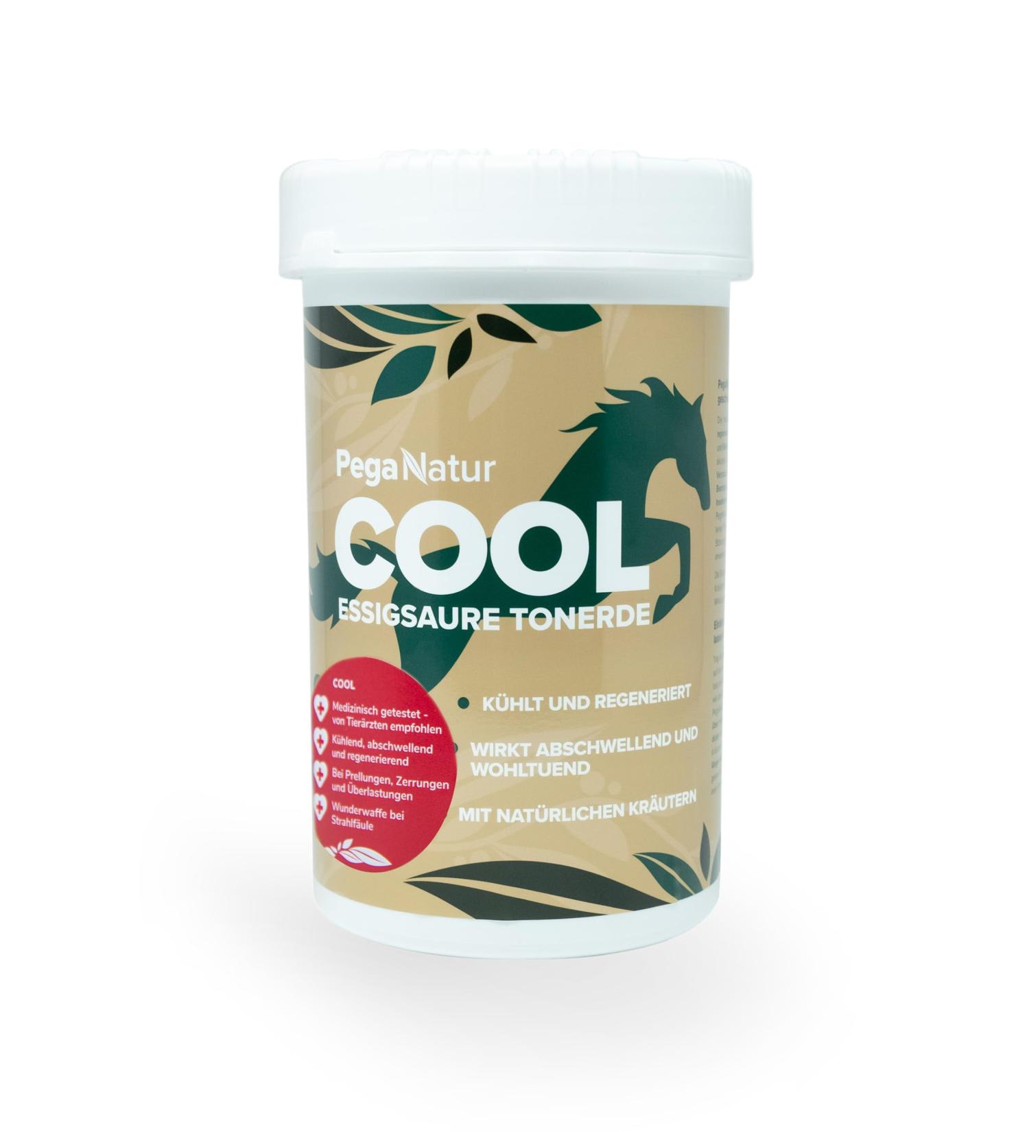 Peganatur Cool - Acetic Acid Clay with Natural Herbs for Horses & Ponies | 1.25 kg | Essential Coolant for Stable Pharmacy - Buy Online on GoSupps.com