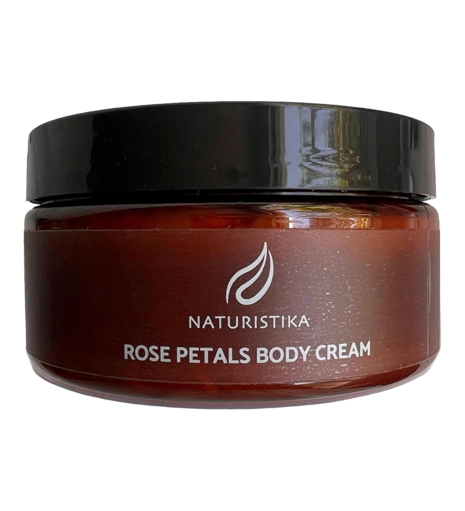 Rose Petals Body Cream | Luxurious Natural Moisturizer with Shea Butter & Aloe - Non-Greasy Rose Scent | International Shipping Available - 8 oz - Buy Online on GoSupps.com