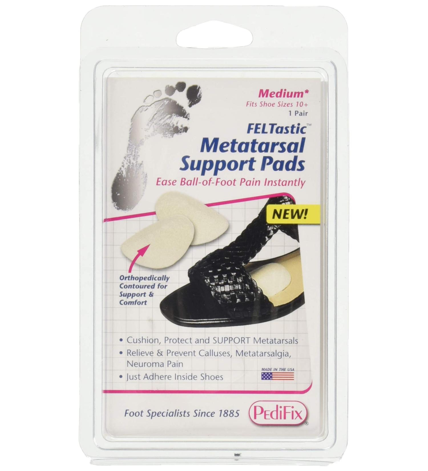 Feltastic Metatarsal Support Pads - Medium Size 1 lb | Comfort & Pain Relief for Foot Health - International Shipping Available - Buy Online on GoSupps.com
