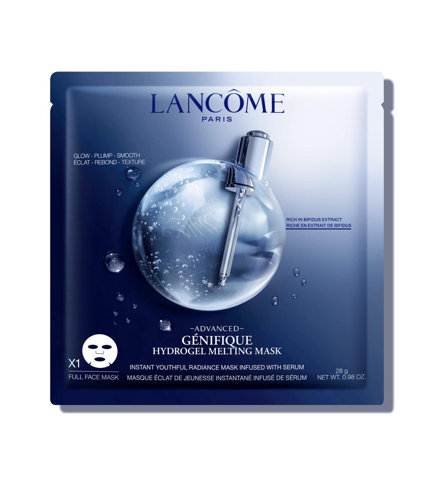 Lanc me Advanced G nifique Hydrogel Melting Sheet Mask - For Skin Radiance  Smoothness & Plumpness