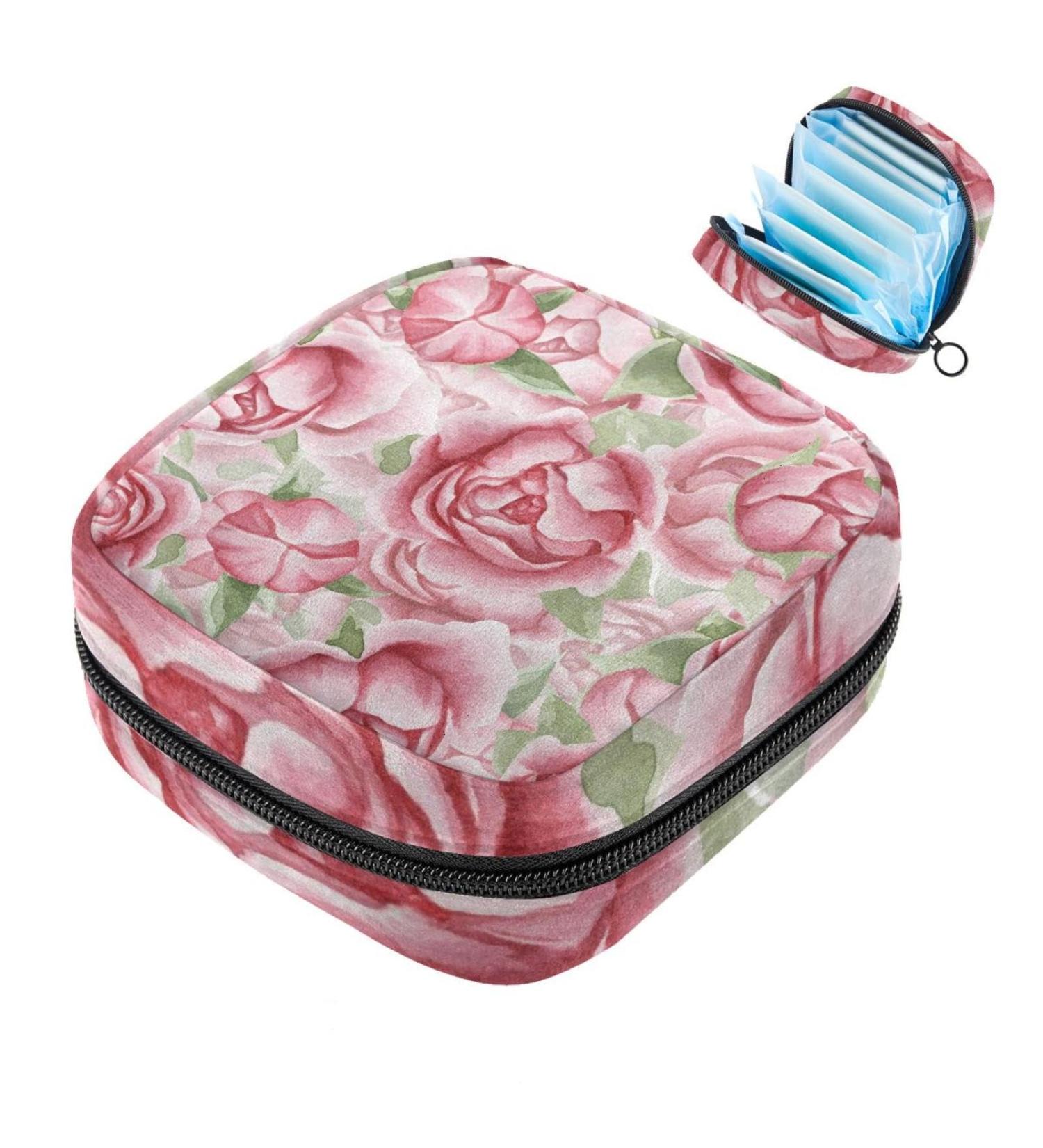 Buy Muooum Menstrual Artery Zipper Bag - Stylish Rose Pink Tampon Collect Bag for Women & Girls - Buy Online on GoSupps.com