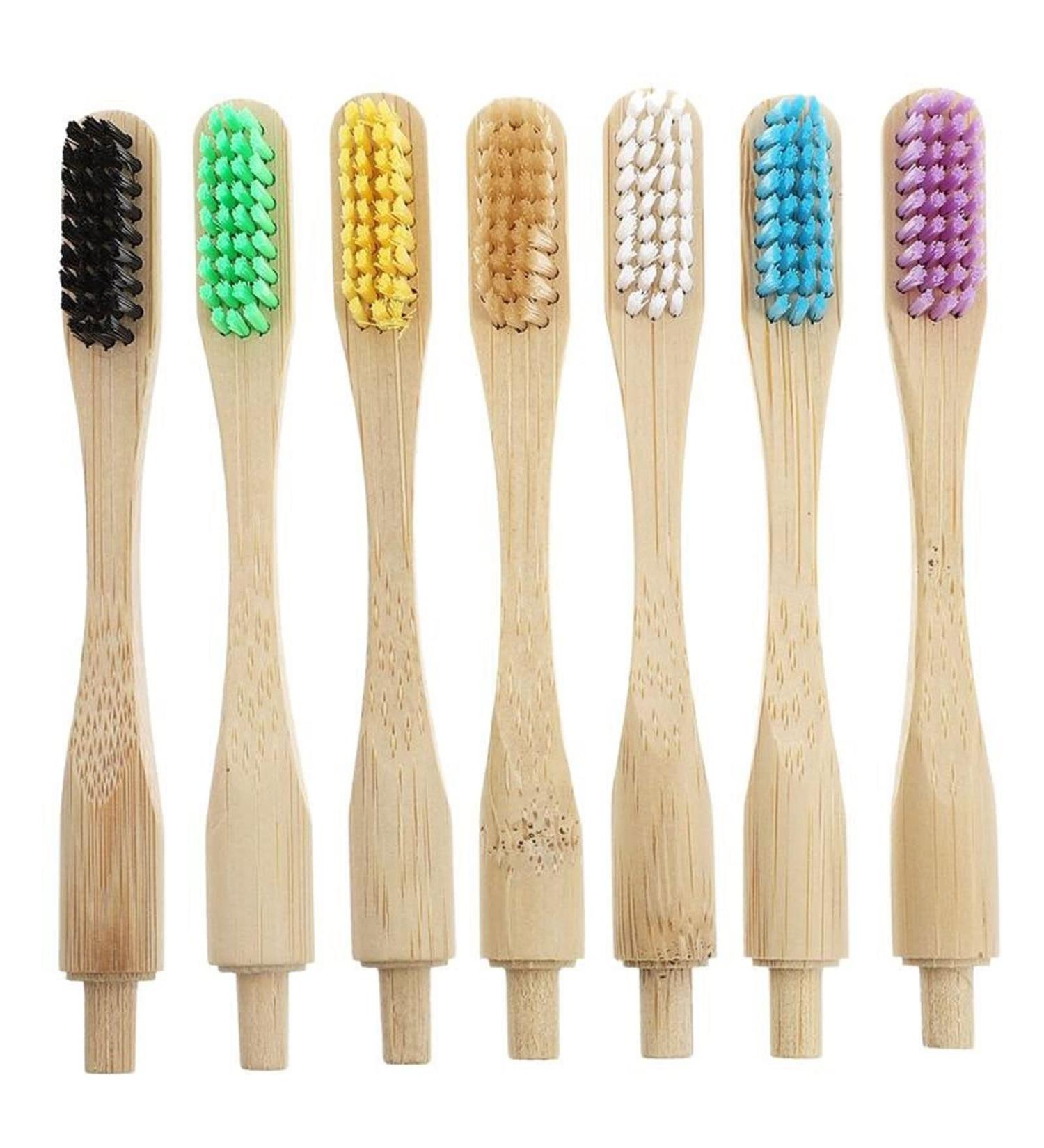 SUICRA 7pcs Lightweight Manual Toothbrushes - Portable Reusable Degradable Eco-Friendly Toothbrushes for Women - International Shipping Available - Buy Online on GoSupps.com
