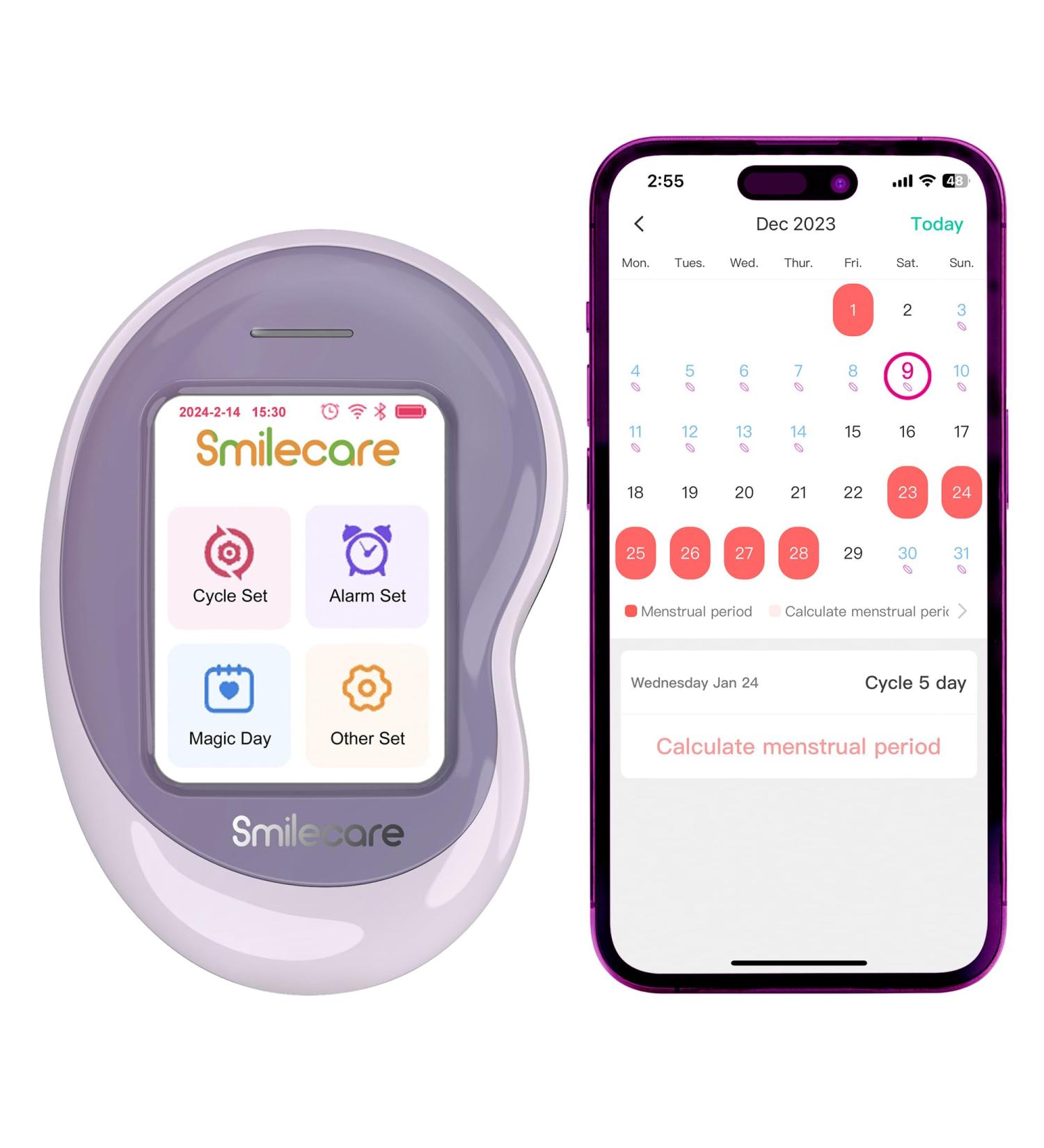 Buy Fertility Monitor Kit 2-in-1 - Ovulation & Pregnancy Test Strips + App for TTC Women | Fast International Shipping - Buy Online on GoSupps.com