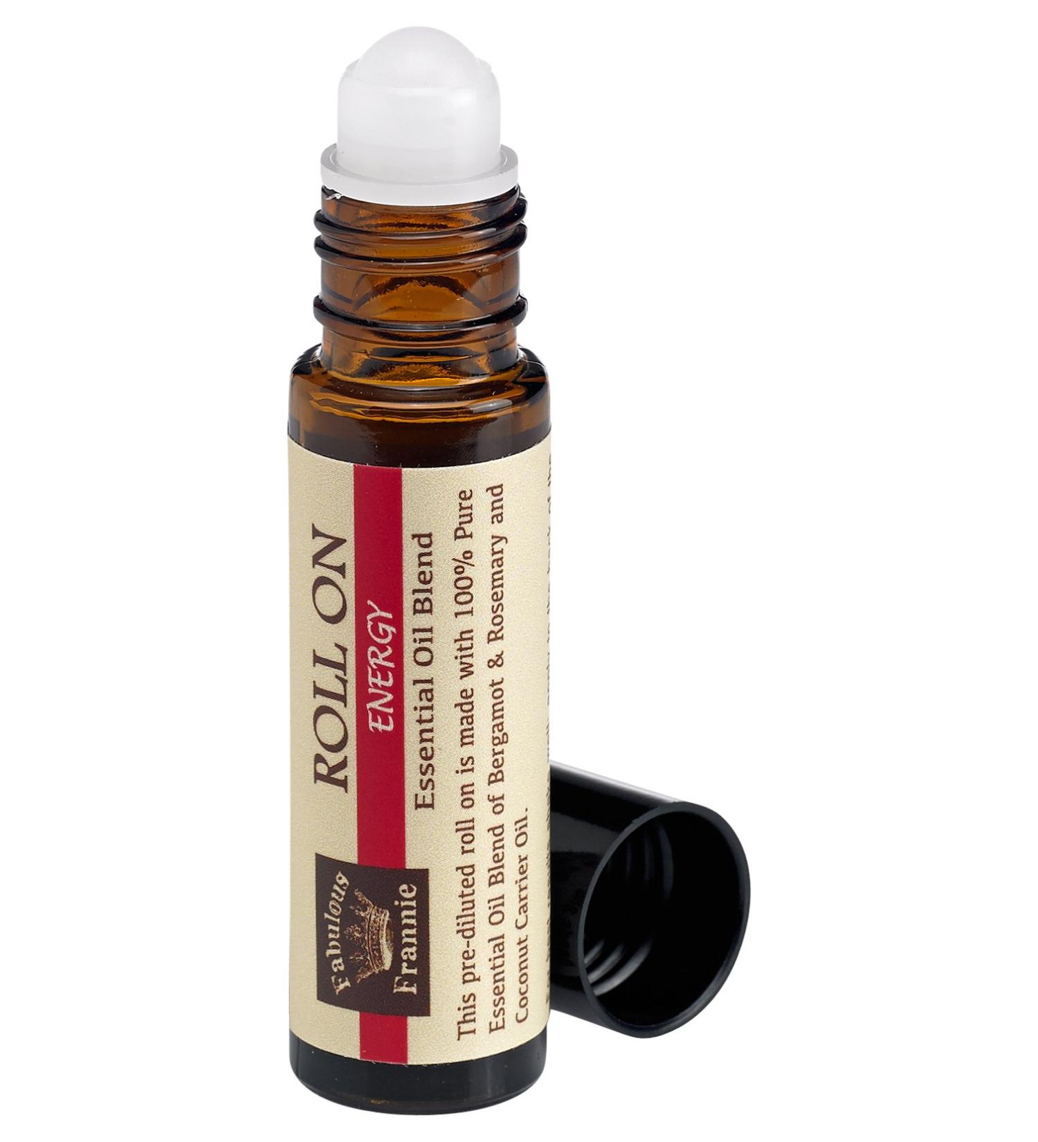 Fabulous Frannie Energy Essential Oil Blend Roll-On 10 ml Made with Pure Essential Oils