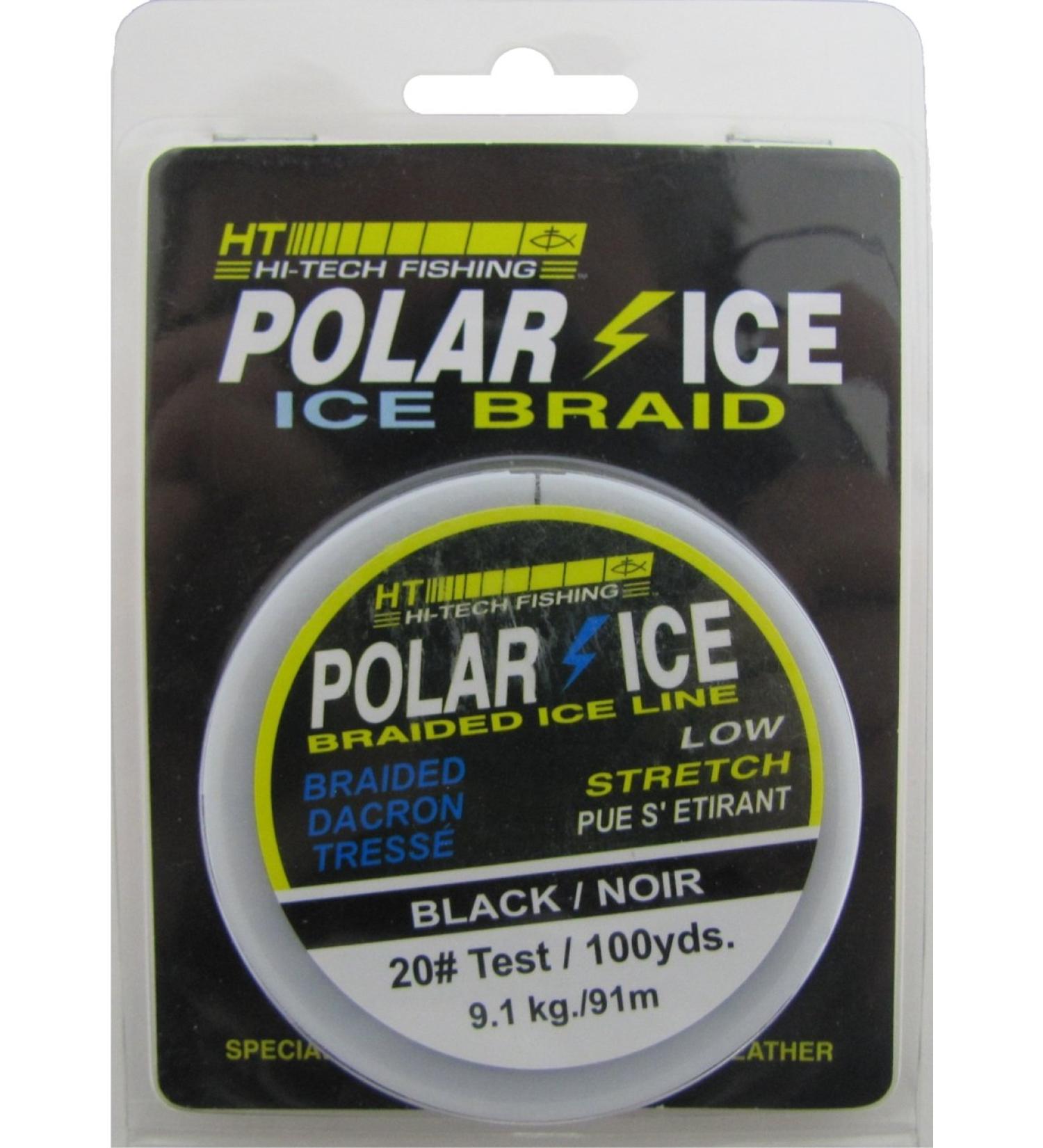 HT IL-1020 Polar No. 20 Ice Braided Line, 100-Yard