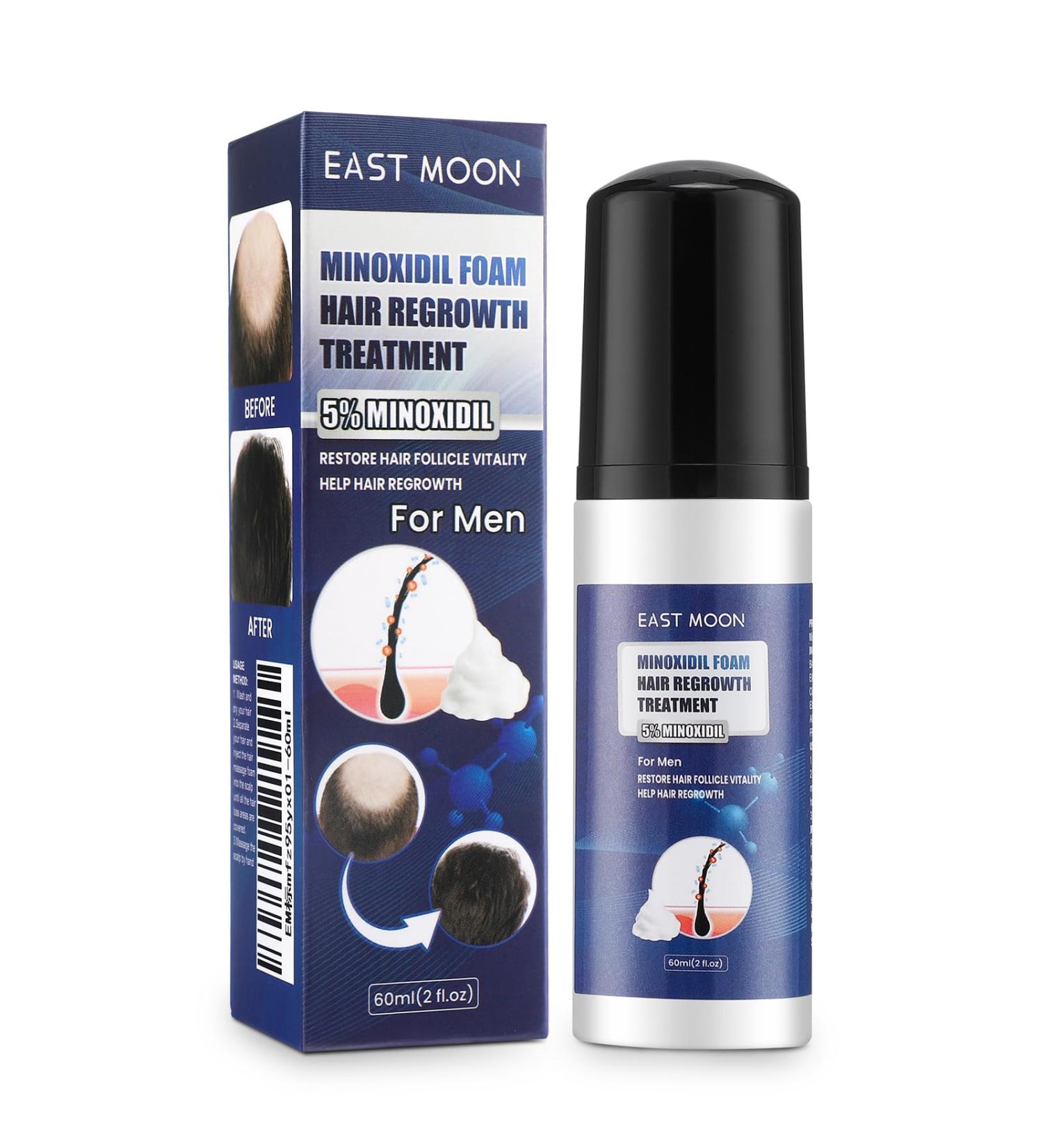 Minoxidil Hair Growth Foam for Men & Women - Scalp Nurturing Hair Thickening & Beard Growth - 2oz | Fast International Shipping - Buy Online on GoSupps.com
