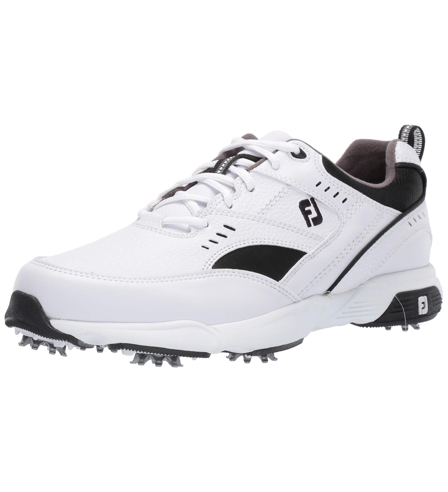 FootJoy Men's Sneaker Golf Shoes White/Black 10 - Previous Season Style - Buy Online on GoSupps.com
