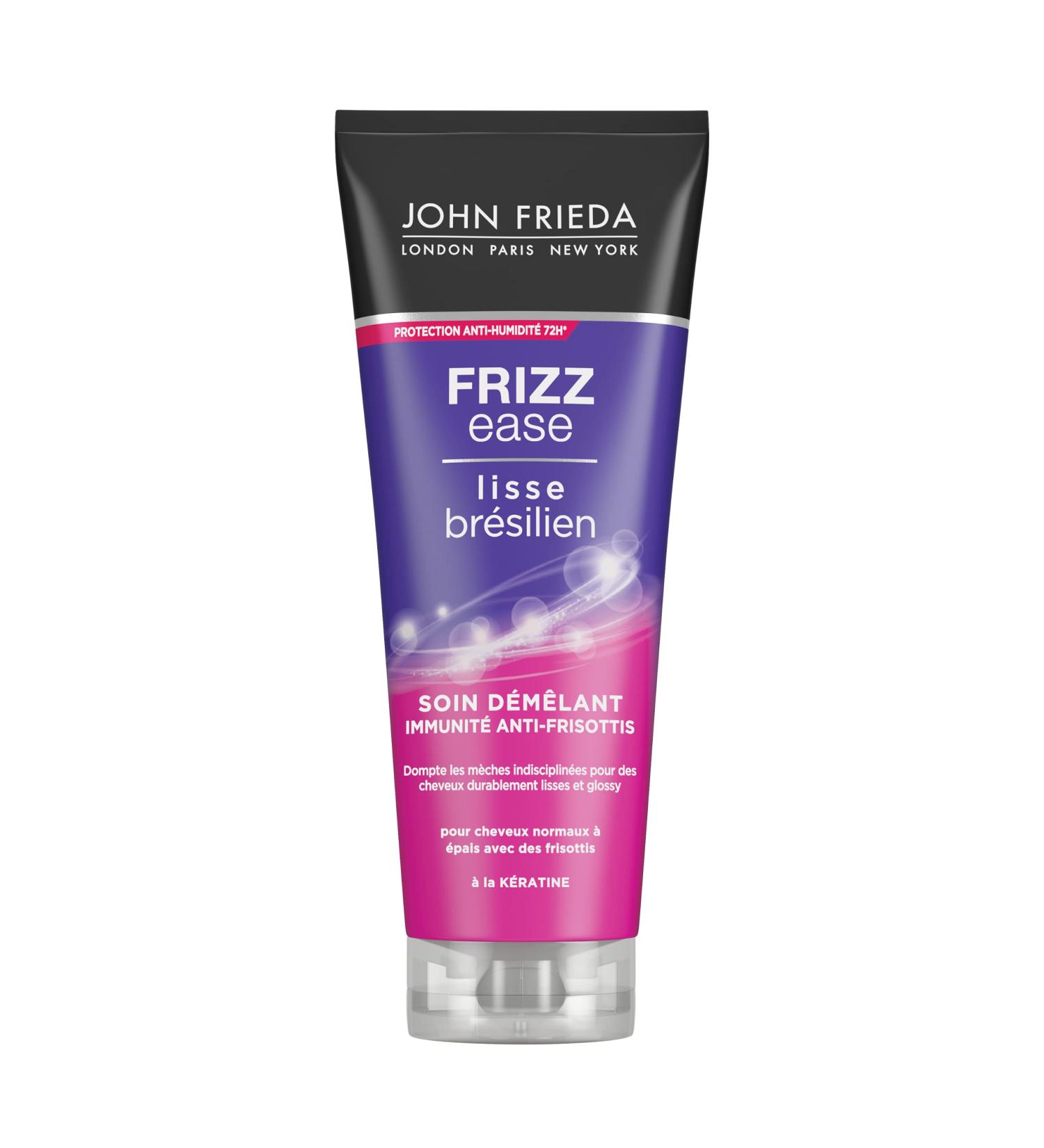JOHN FRIEDA Frizz Ease Brazilian Smooth Anti-Frizz Immunity Detangling Treatment 250ml - Buy Online on GoSupps.com