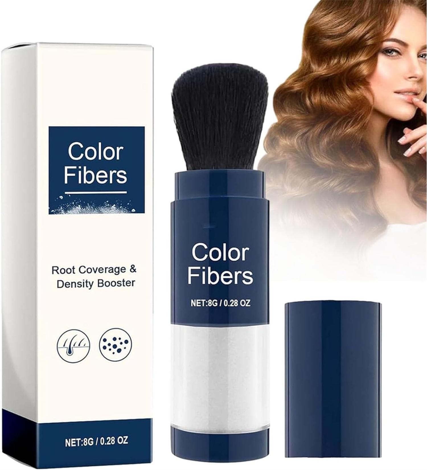 Supersize Color Fibers with Refill Set Colored Hair Thickener Temporary Hair Color for Root Touchup Hair Thickening Fibers Hair Fiber Powder for Women & Men (2 White) White 2 - Buy Online on GoSupps.com