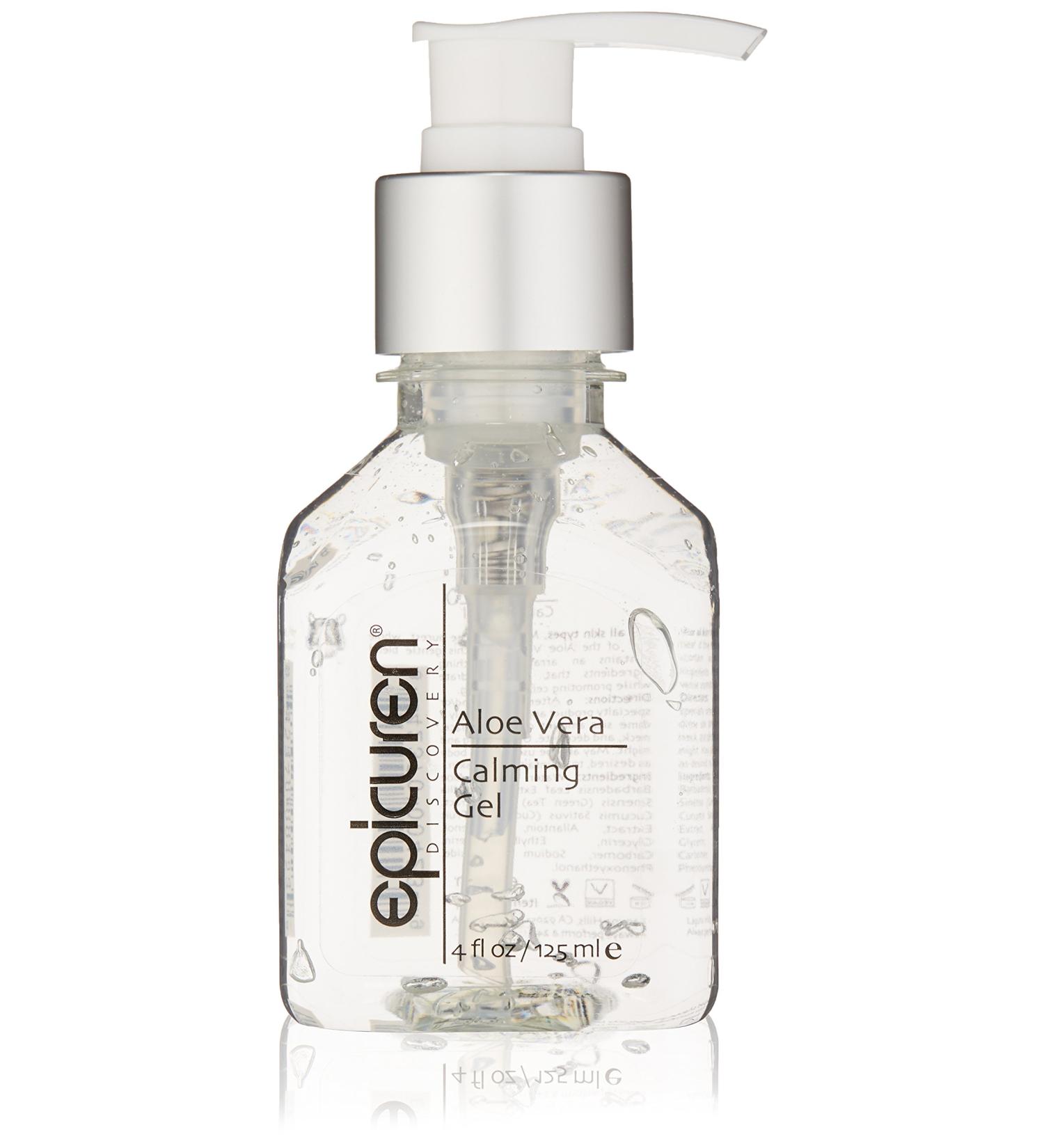 epicuren DISCOVERY Aloe Vera Calming Gel  Clear  4 Fl Oz