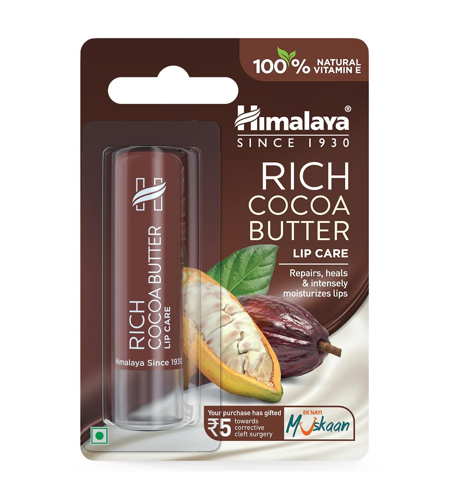 Rich Cocoa Butter Lip Care | Mint-o-Coco | Natural UV Protection & Ultra Moisturization | 4.5g - Buy Online on GoSupps.com