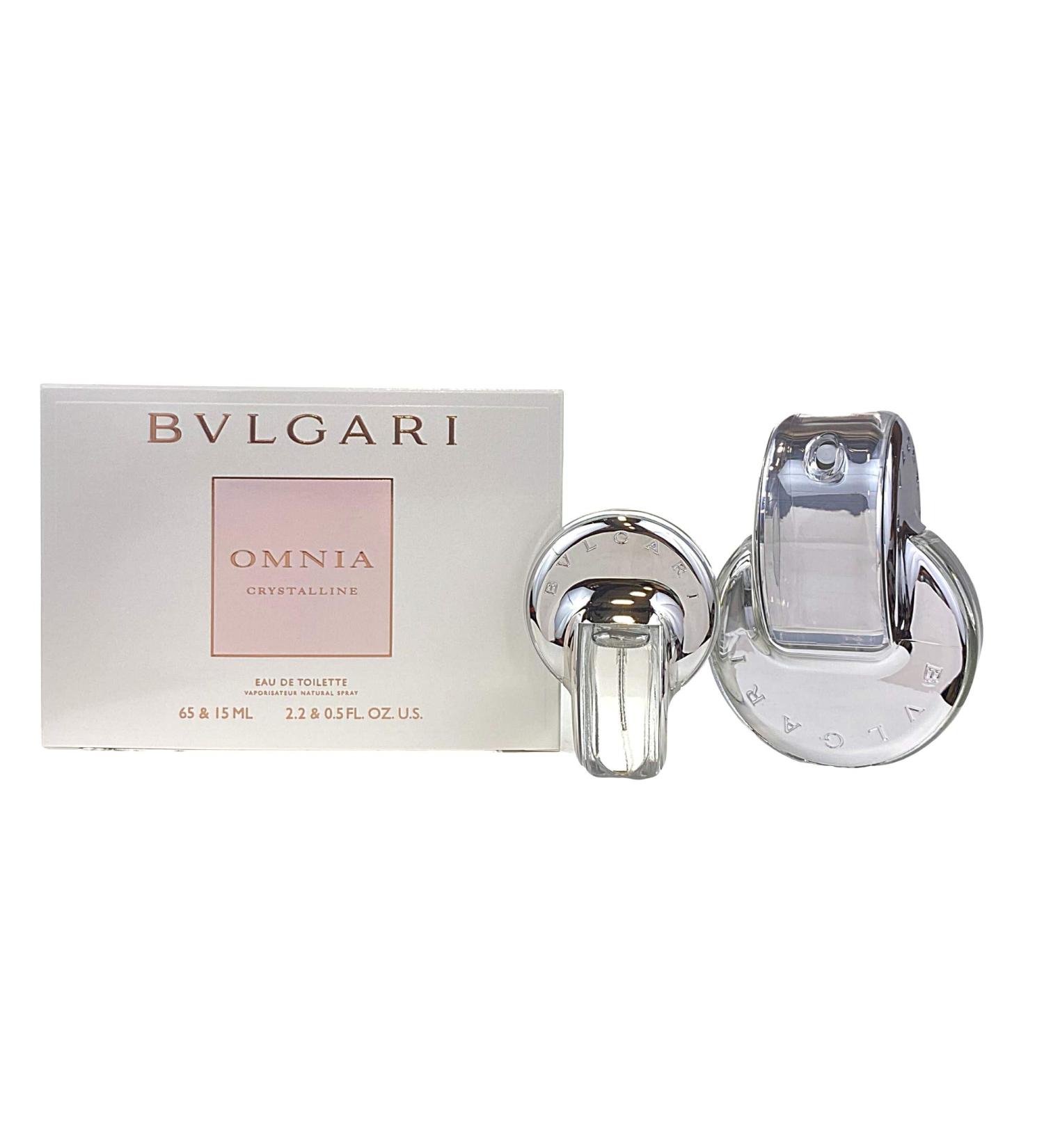 Bvlgari Omnia Crystalline 2 Pc. Gift Set for Women | Edt 0.5 Oz + Edt 2.5 Oz for Women By 0.5 Fl Oz