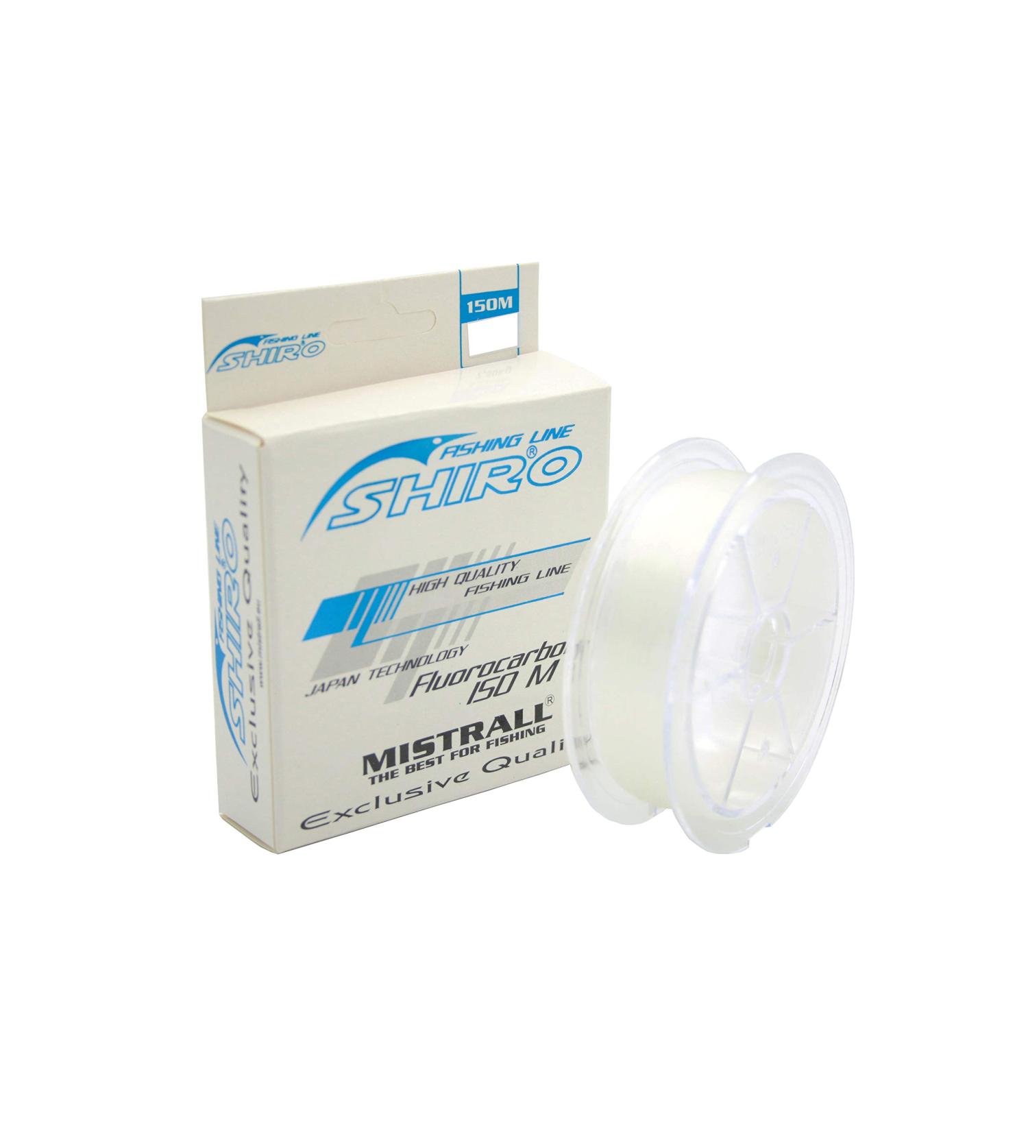 Mistrall 150m Shiro Fluorocarbon Fishing Line - 0.12-0.35mm Thickness | 0.26mm / 9.10kg Strength - International Shipping Available - Buy Online on GoSupps.com