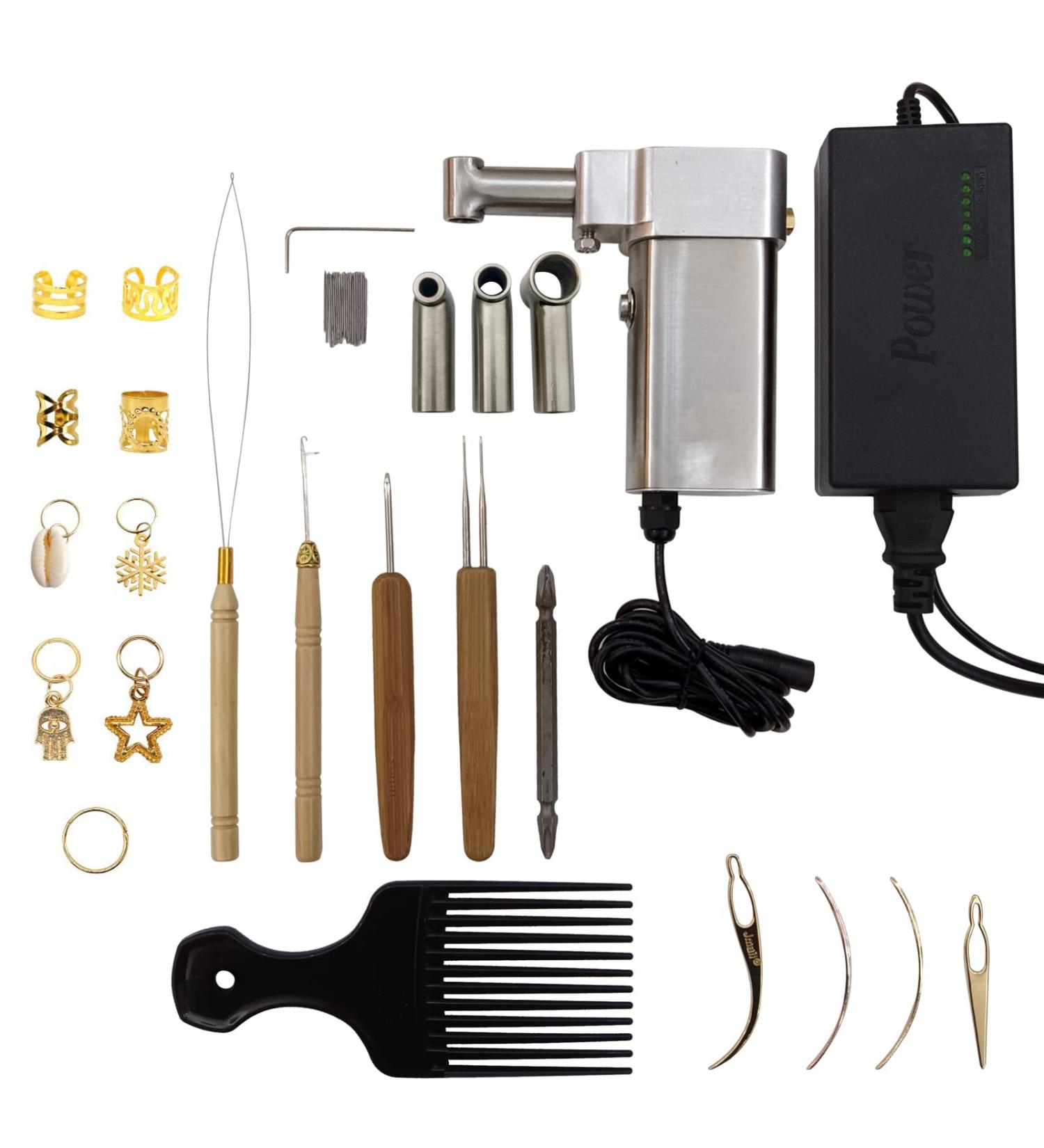 Dreadlocks Machine Kit - Electric Portable Dreadlock Maker with 3 Replacement Holes - Buy Online on GoSupps.com
