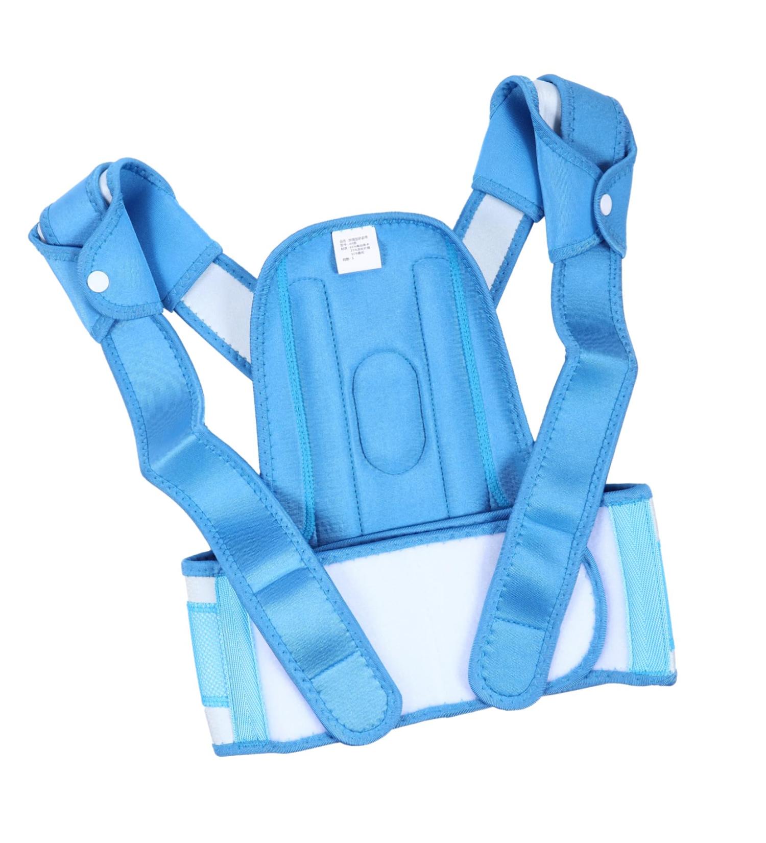 FRCOLOR Anti Hunchback Posture Brace - Unicorn Waist Support Belt | Silicone Straw Covers | XL Blue for Students - Improve Posture & Comfort - Buy Online on GoSupps.com