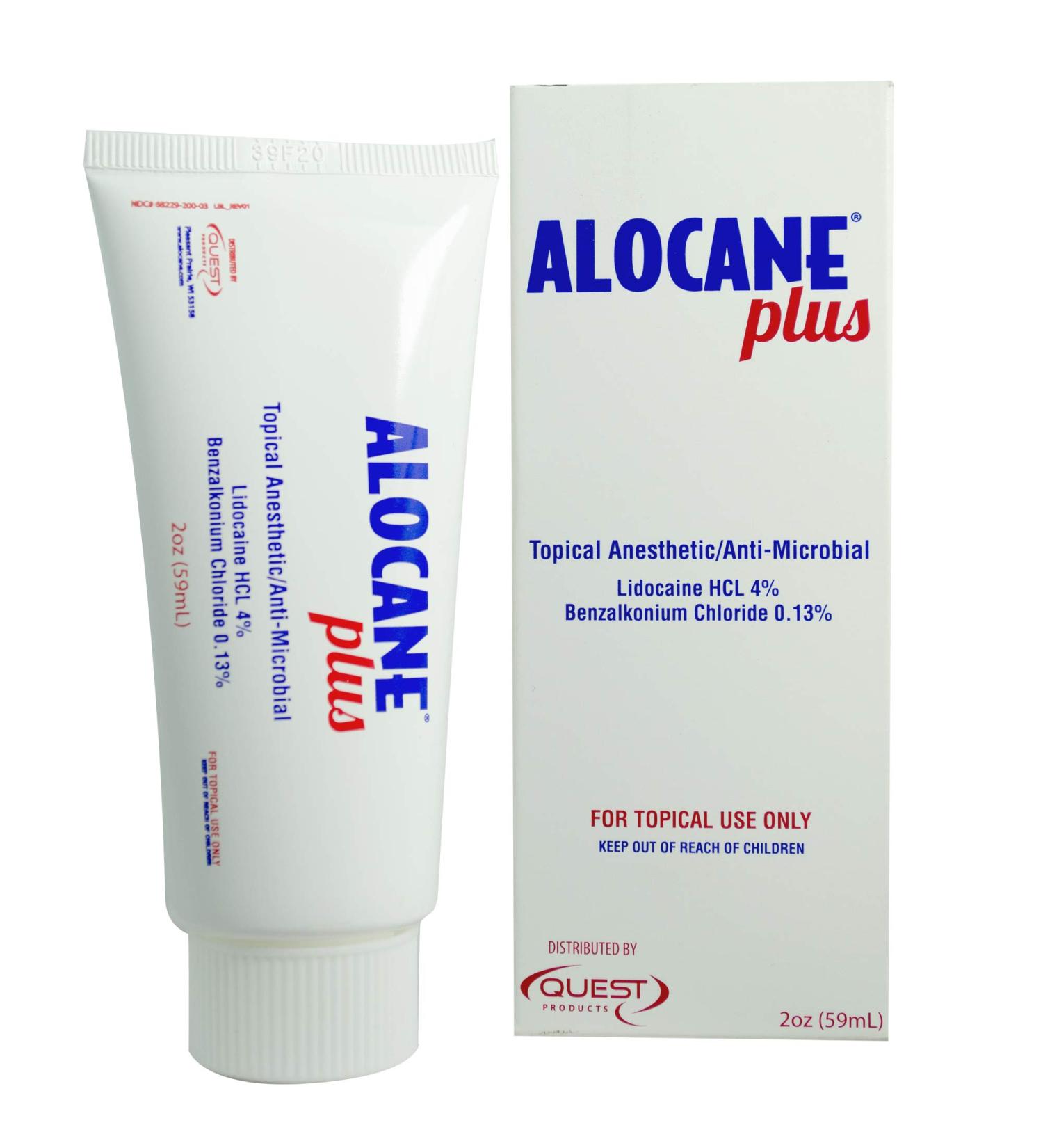 Alocane Plus Maximum Strength 4% Lidocaine Burn Gel - Commercial Grade for Restaurants & Manufacturing - 2 Ounce - Buy Online on GoSupps.com