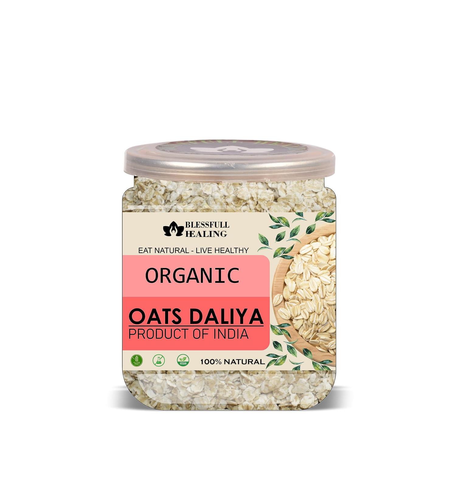 Blessfull Healing Organice Oats DALIYA 2 lb (907 Gram) - Buy Online on GoSupps.com