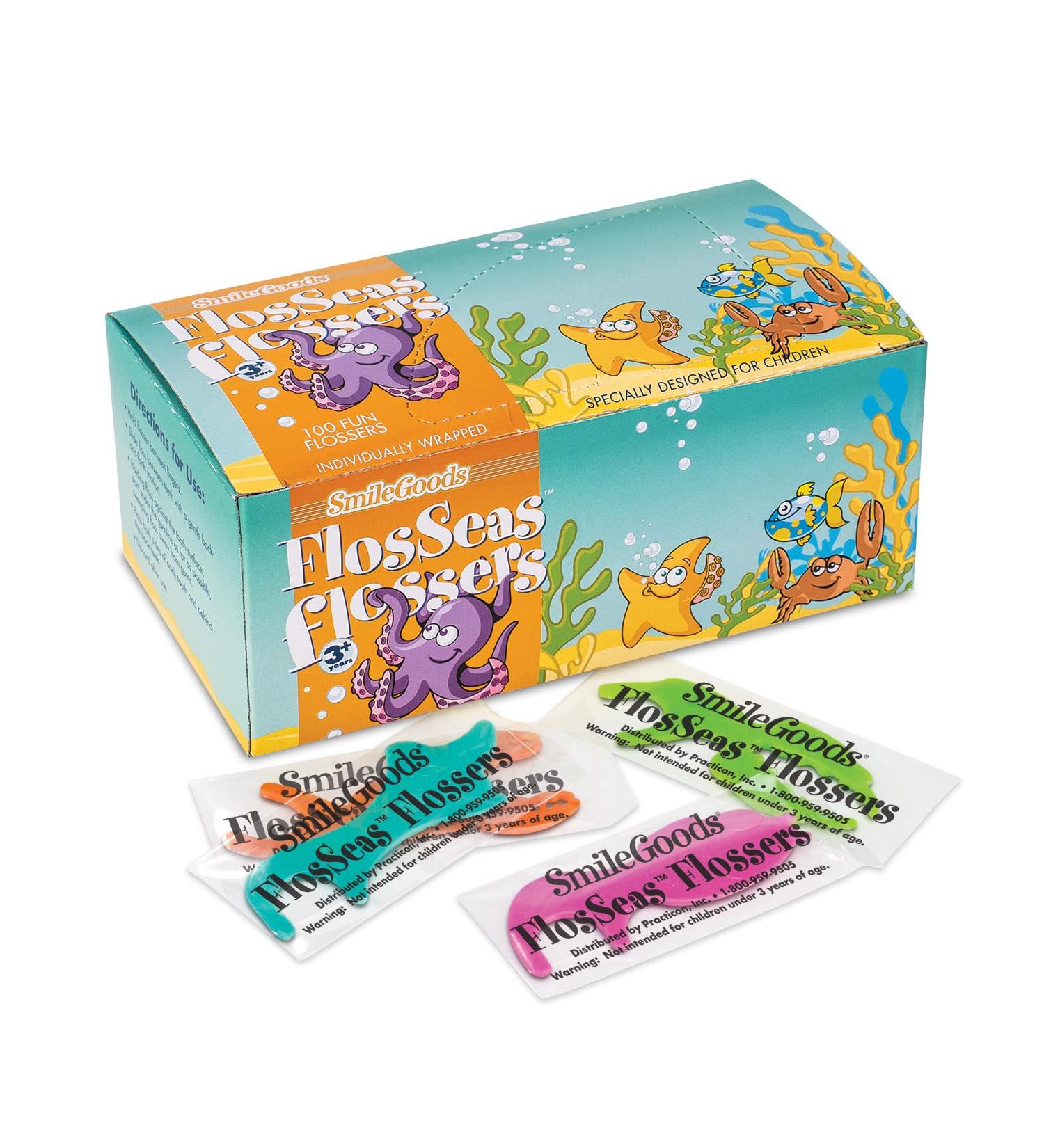 Practicon SmileGoods FlossSeas Flossers - 200 pcs Single Pack | International Shipping Available - Buy Online on GoSupps.com