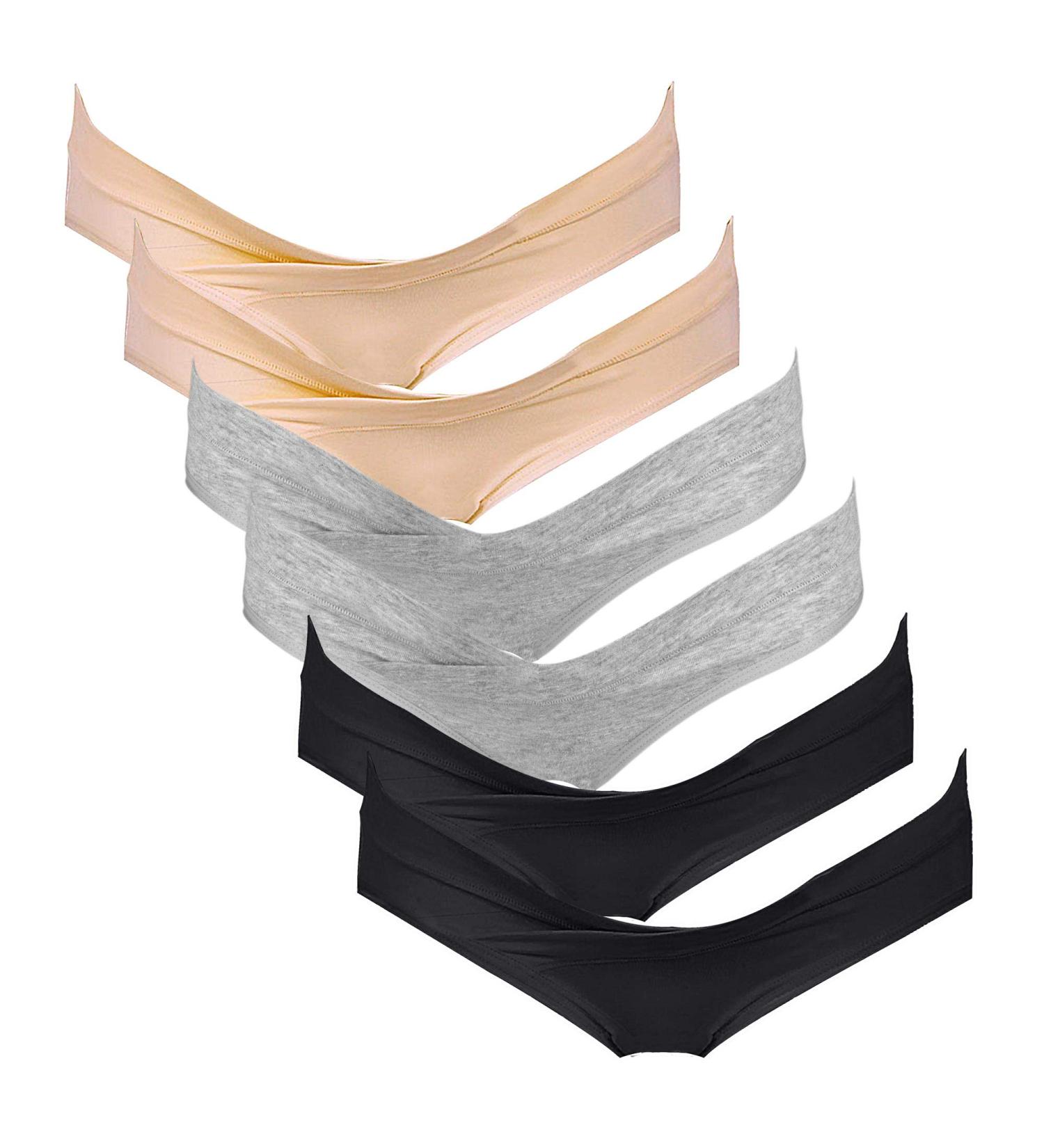 Intimate Portal Maternity Knickers | Pregnancy Postpartum Cotton Bikini 6-pack - Buy Online on GoSupps.com