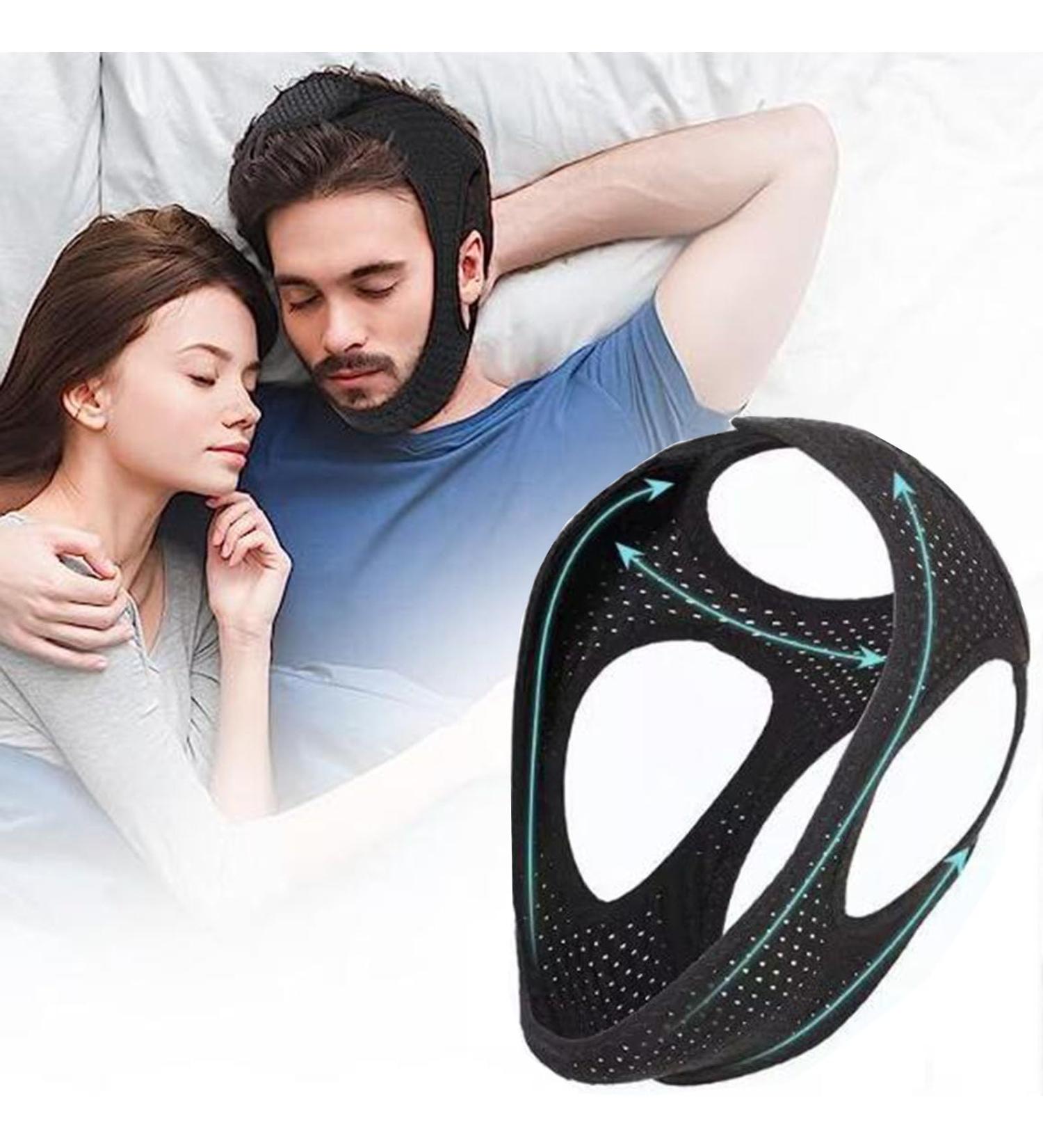 PPE Home Anti-Snoring Chin Strap | Sleep Shut-Up Mouth Breathing Corrector | Snoring Solution for Men and Women | Pink 1 - Buy Online on GoSupps.com