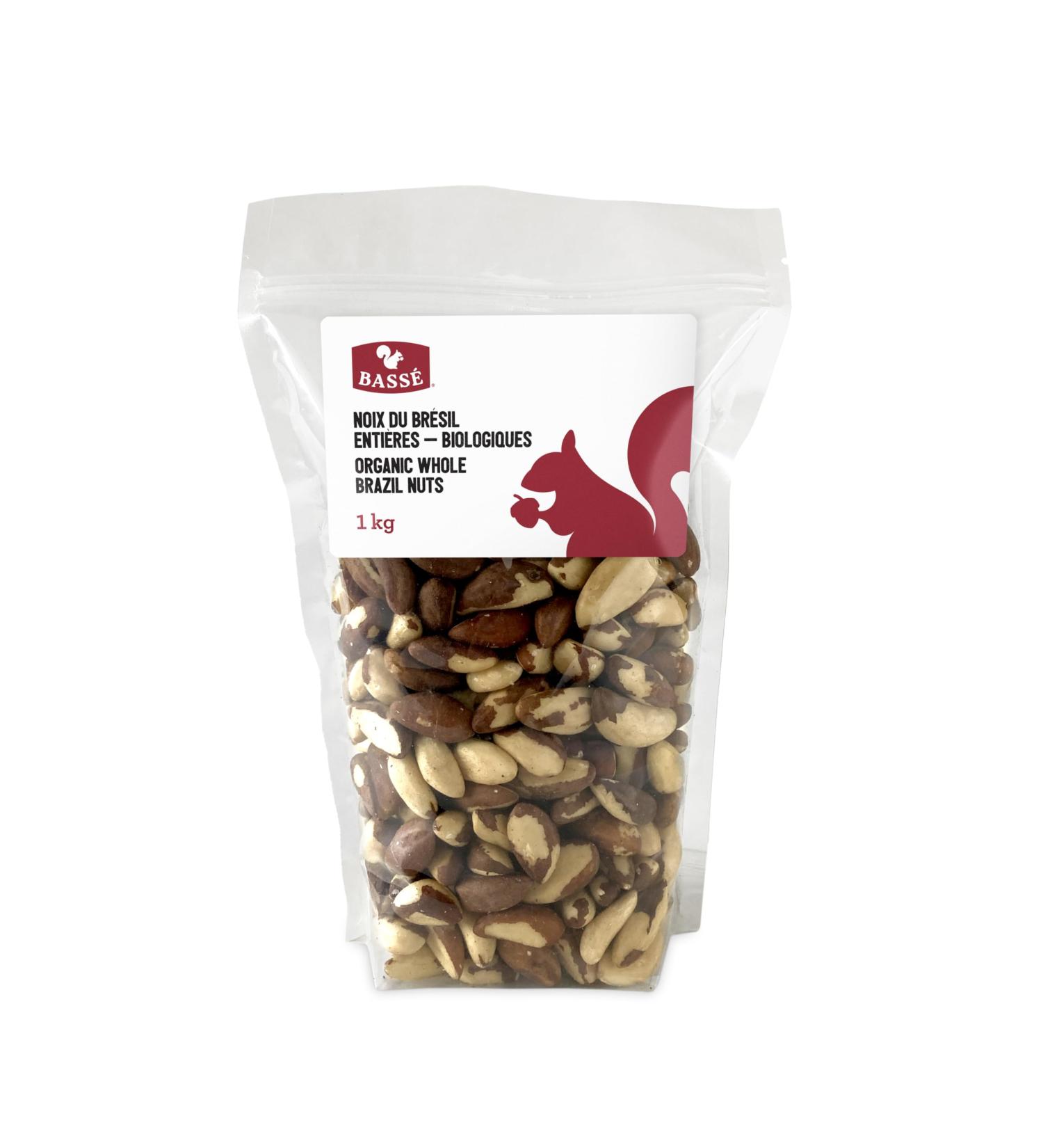 Bass Organic Whole Brazil Nuts 1 Kg - Buy Online on GoSupps.com