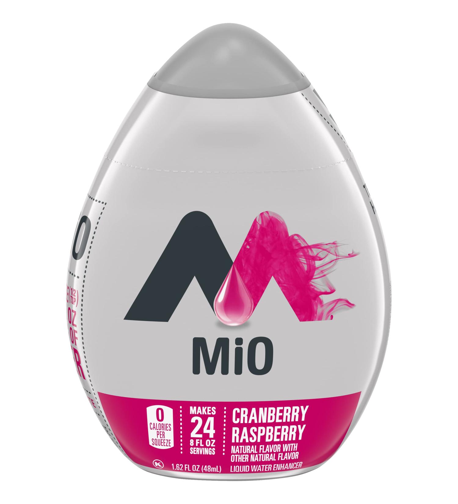 Mio Liquid Water Enhancer Cranberry Raspberry 1.62oz (Pack of 4) - 6.48oz Total - Buy Online on GoSupps.com