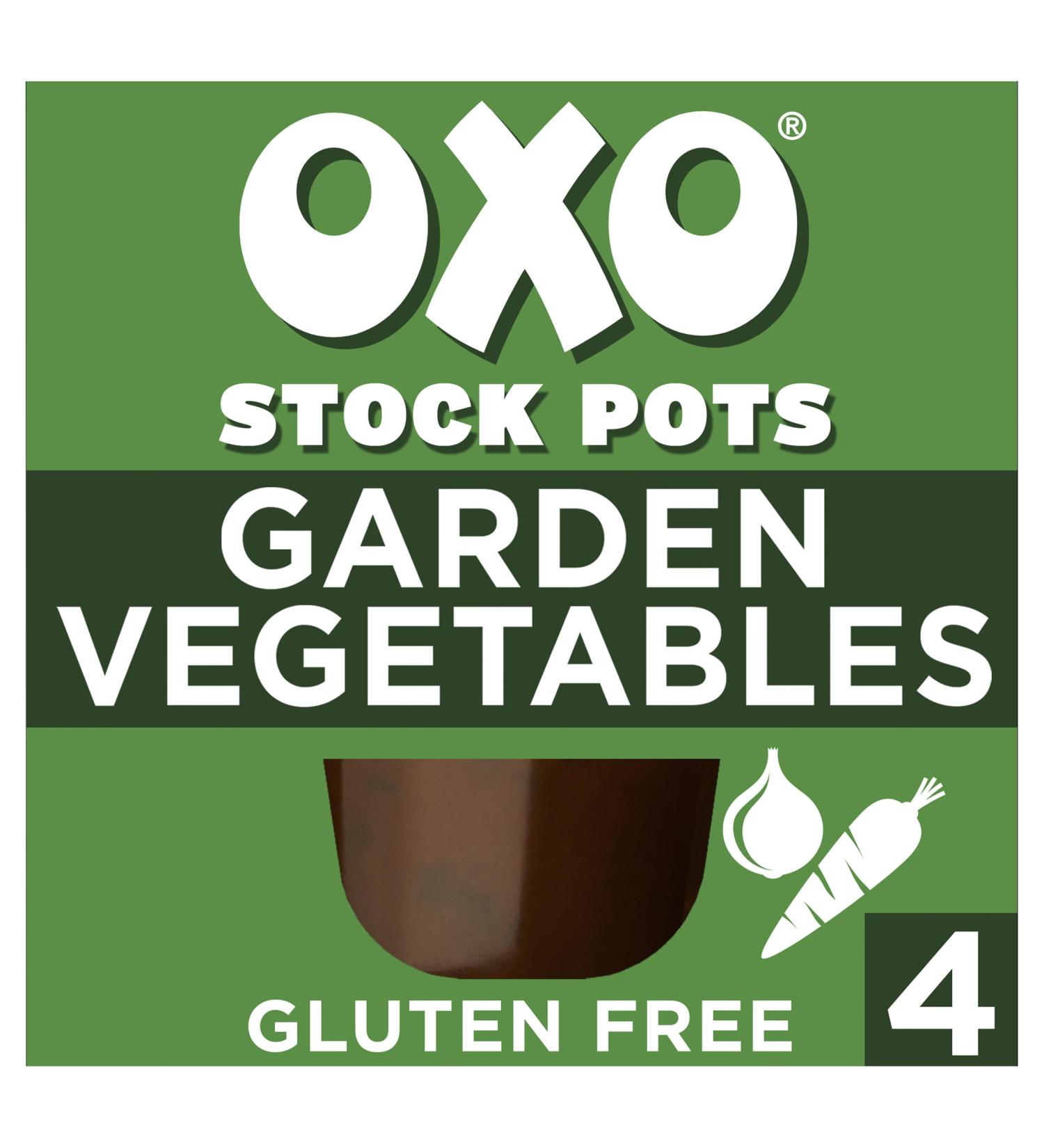 OXO Gluten Free Stock Pots - Garden Vegetables with Parsley & Garlic (80g) - Buy Online on GoSupps.com