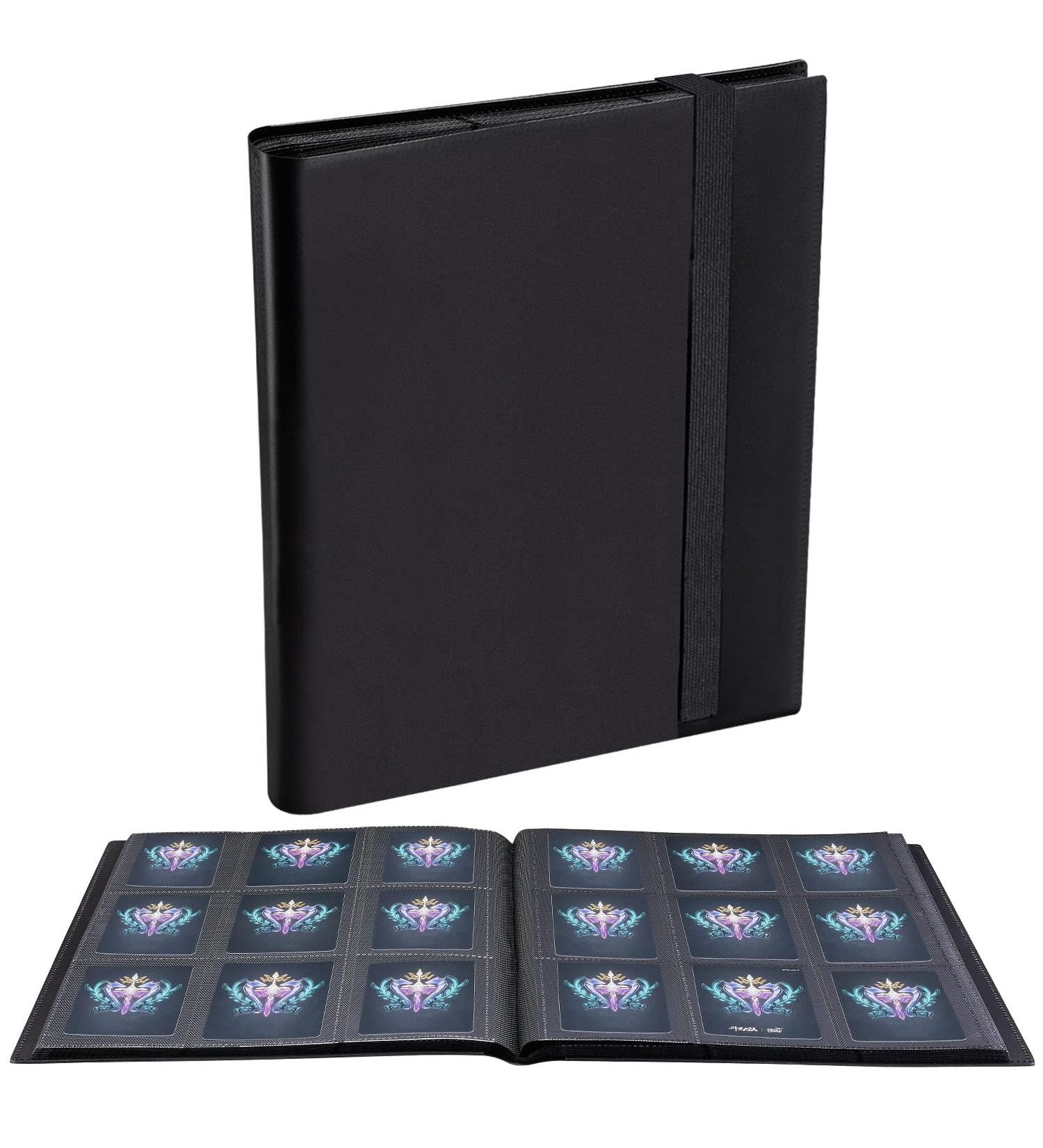 432 Pocket JIQEZNL Card Binder | Upgraded Trading Card Binder for MTG, TCG, Sports, and Collectibles - Black - Buy Online on GoSupps.com