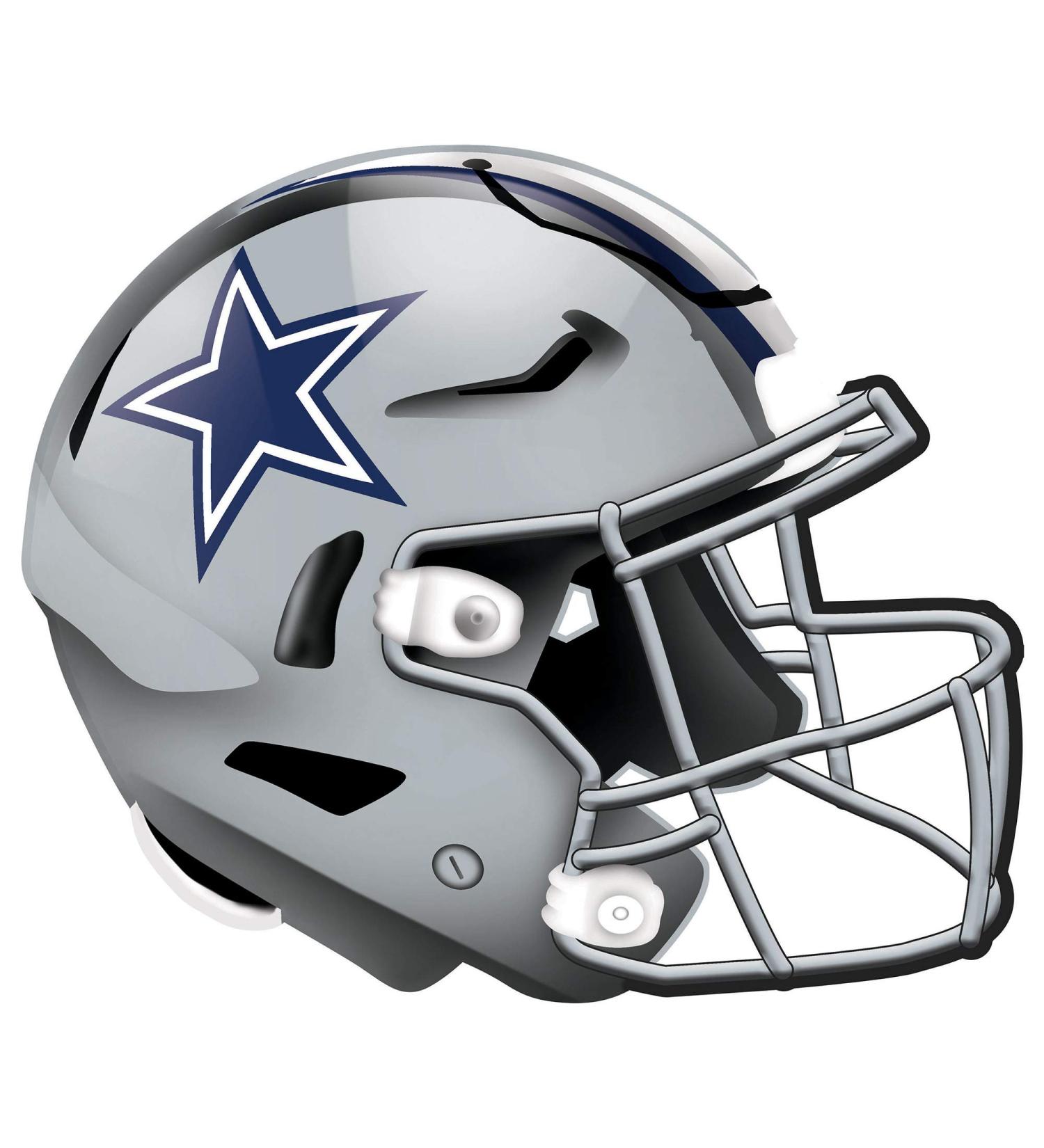 Fan Creations NFL Dallas Cowboys Unisex Dallas Cowboys Authentic Helmet, Team Color, 12 inch, (N1008-DAL) Wall hanging