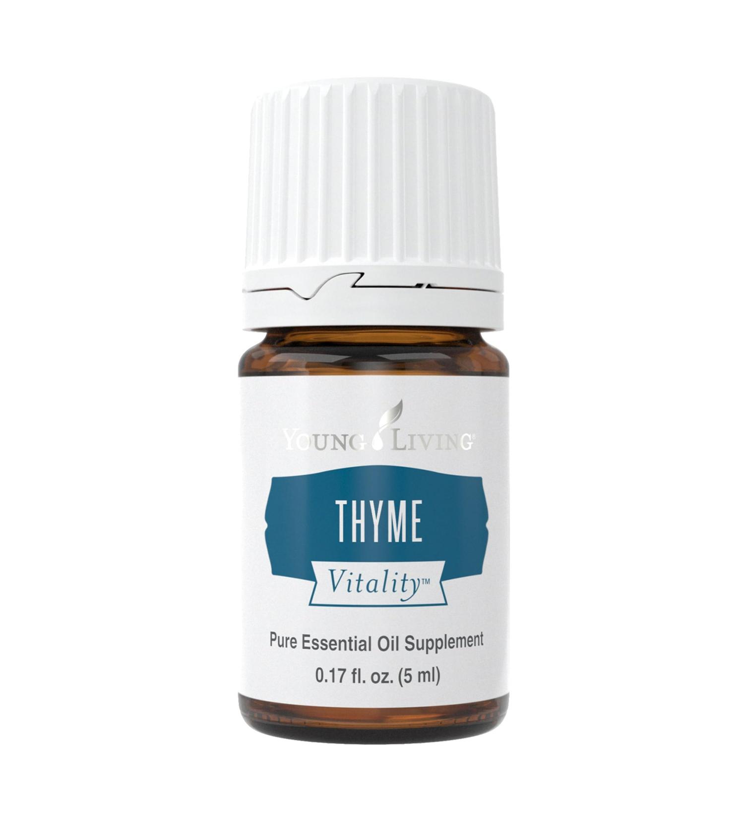 Young Living Thyme Vitality 5ml - 100% Pure Essential Oil for Immune Support & Culinary Use - Antioxidant Thymol - Buy Online on GoSupps.com