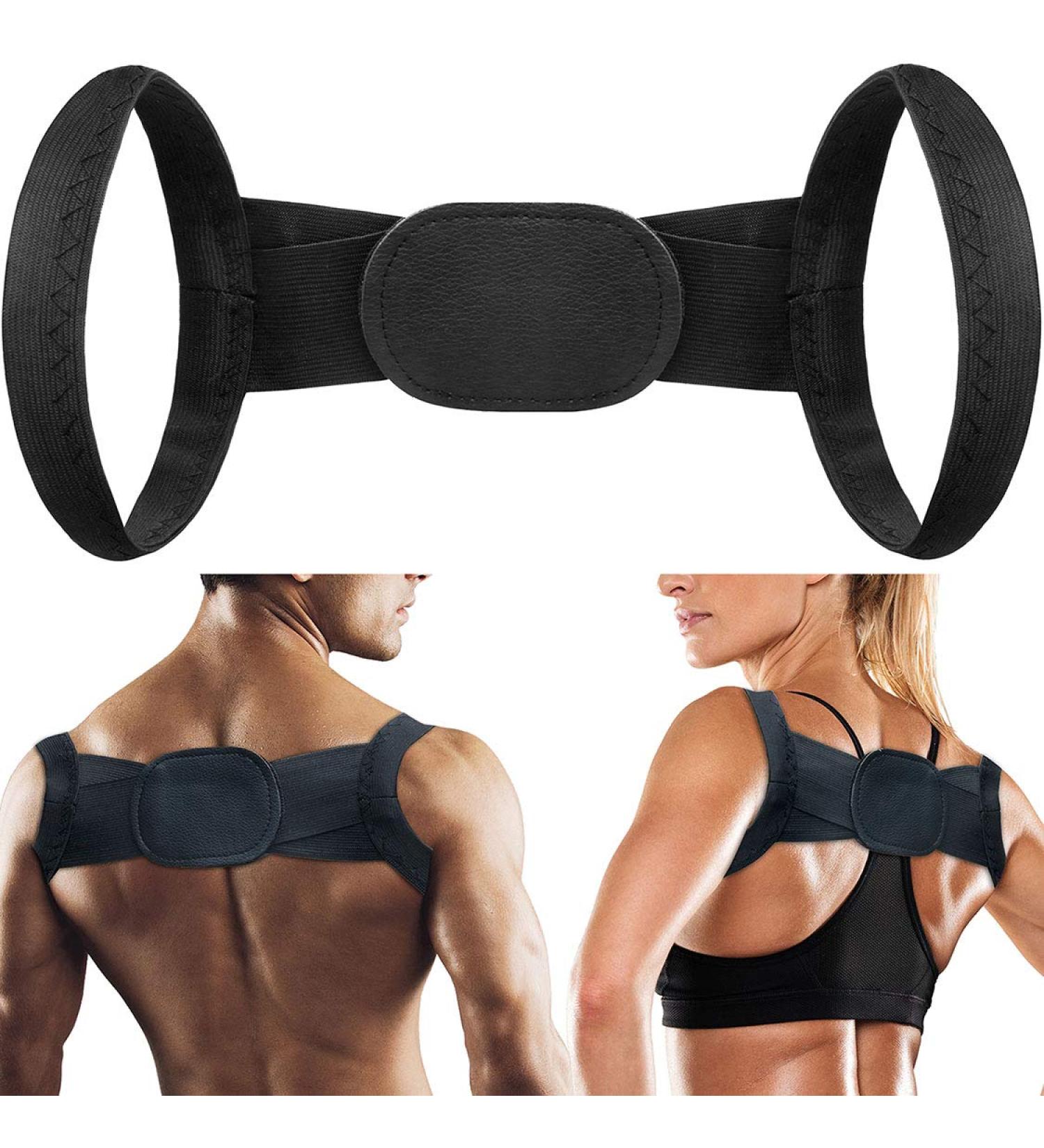 Posture Corrector for Men & Women - Adjustable Back Brace for Pain Relief & Support | Breathable Spinal Alignment Humpback Orthosis - Buy Online on GoSupps.com