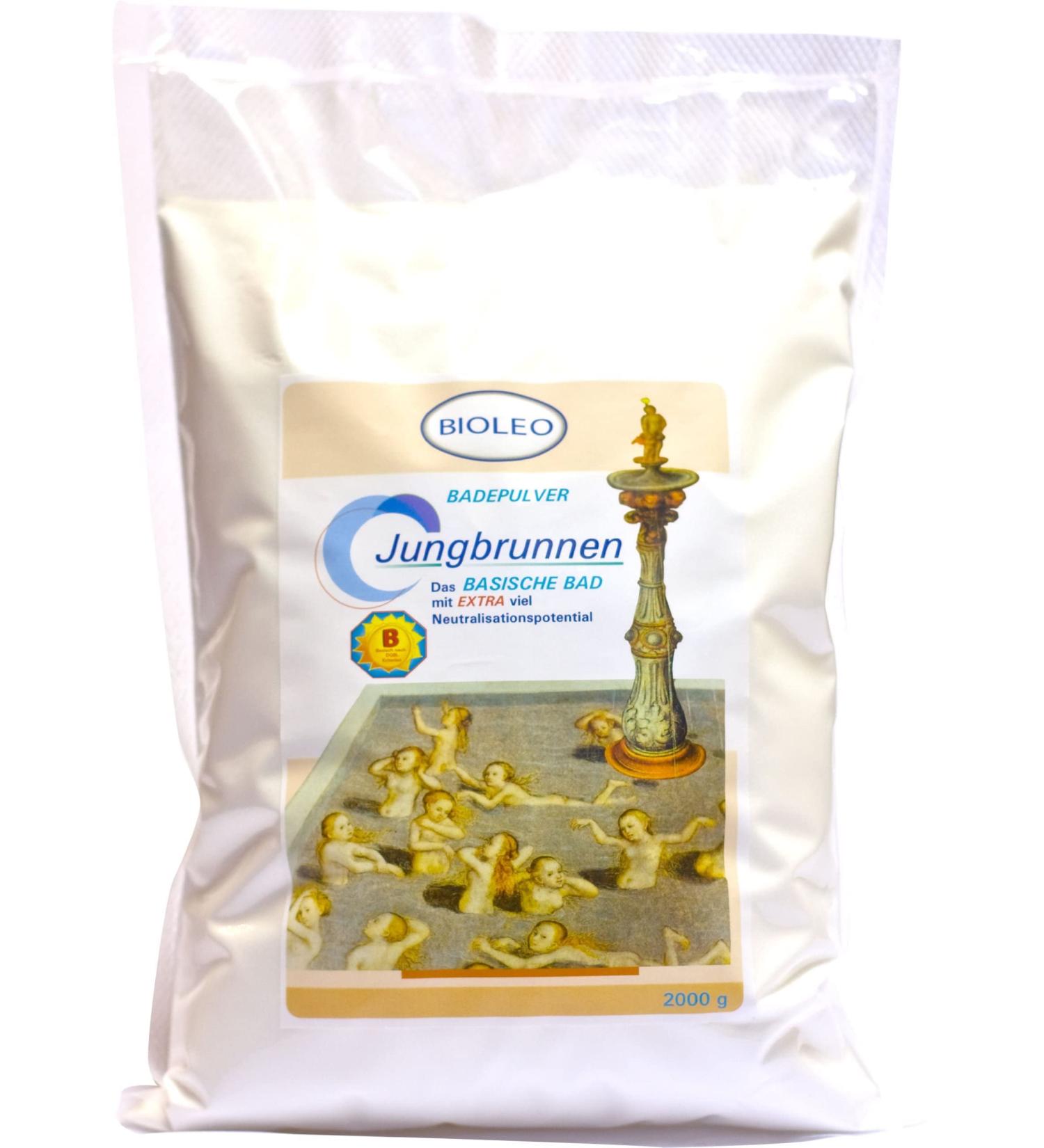Bioleo Fountain of Youth Alkaline Bath Powder 2000g - Revitalize & Rejuvenate | International Shipping - Buy Online on GoSupps.com