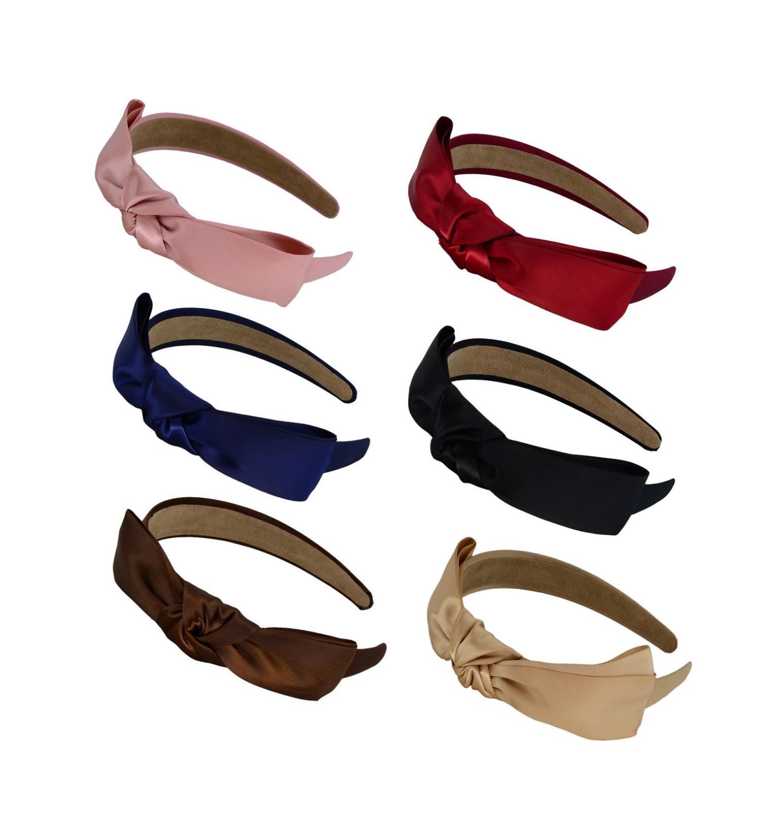 Elegant Hair Ties for Women - Cute Turban Headband & Accessories Set for Workout Sports & Yoga (6 Knotted Loops) - Buy Online on GoSupps.com