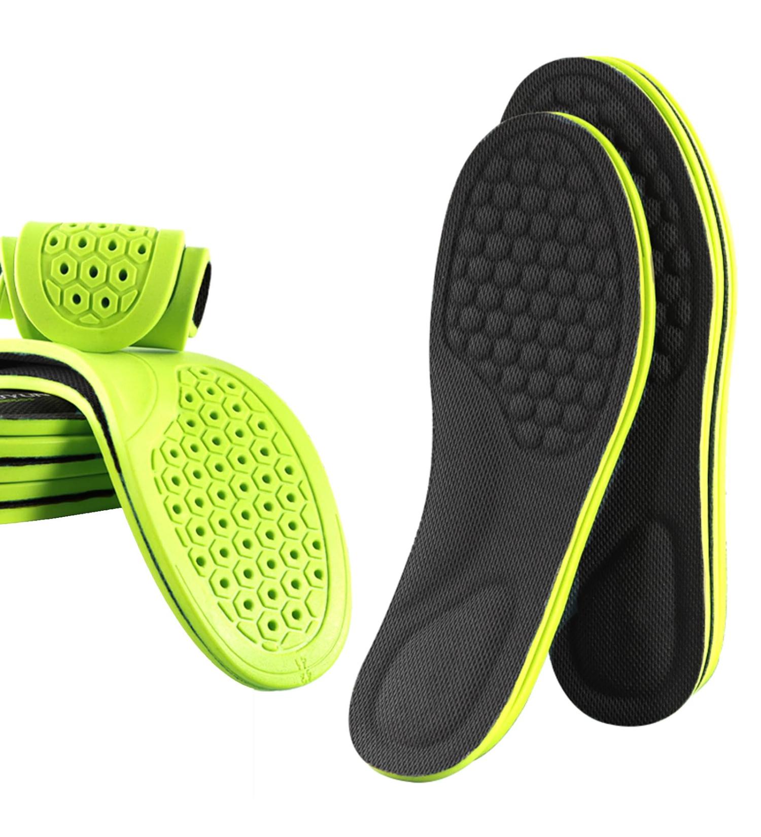 Sports Shock Absorbing Insoles for Men | Comfortable Breathable & Soft Shoe Inserts | Ideal for Size M (9-9.5 - Buy Online on GoSupps.com